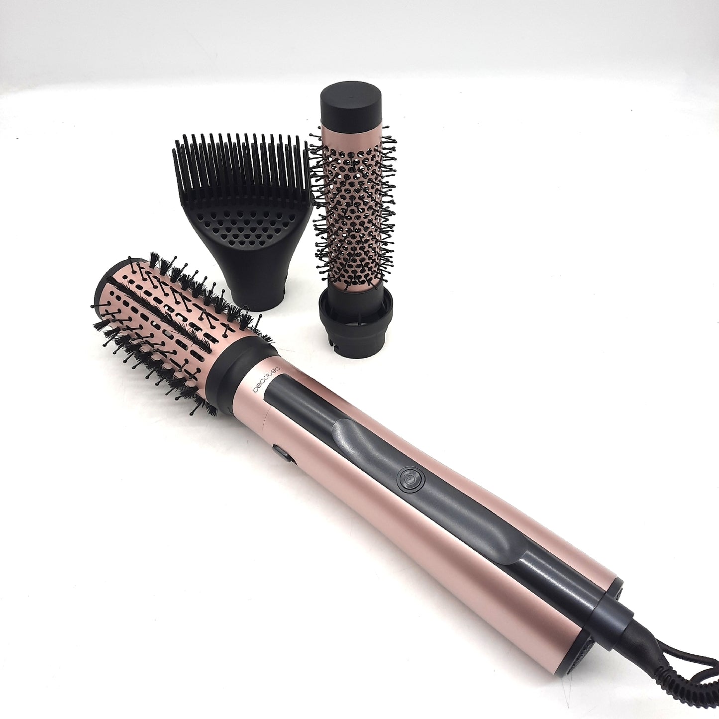 Cecotec Airbrush mit Ionenfunktion, 3 CeramicCare 3in1-Aufsätzen