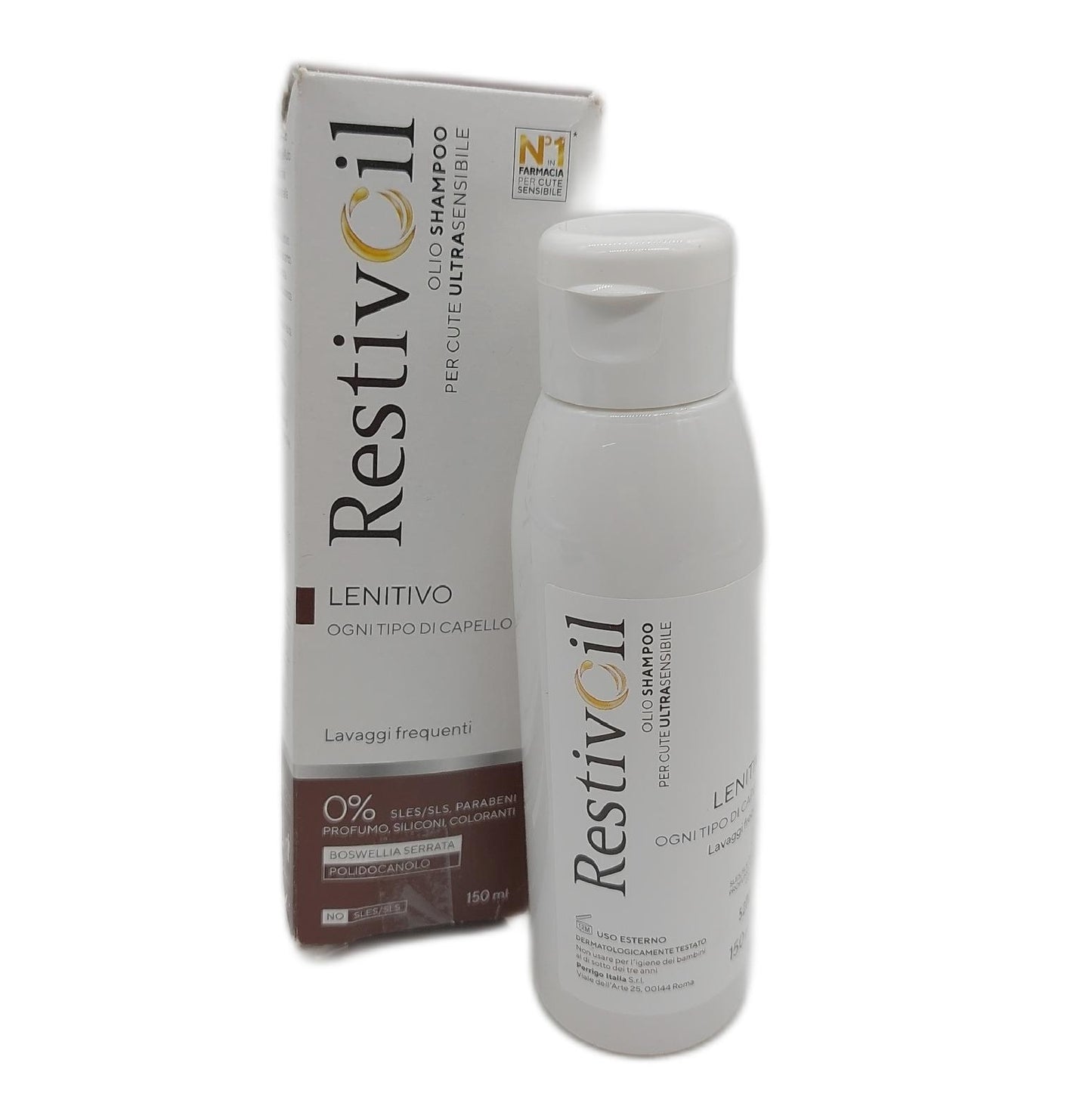 RestivOil Zero Anti-Juckreiz und Irritation Shampoo für Haar Physiologisches Öl