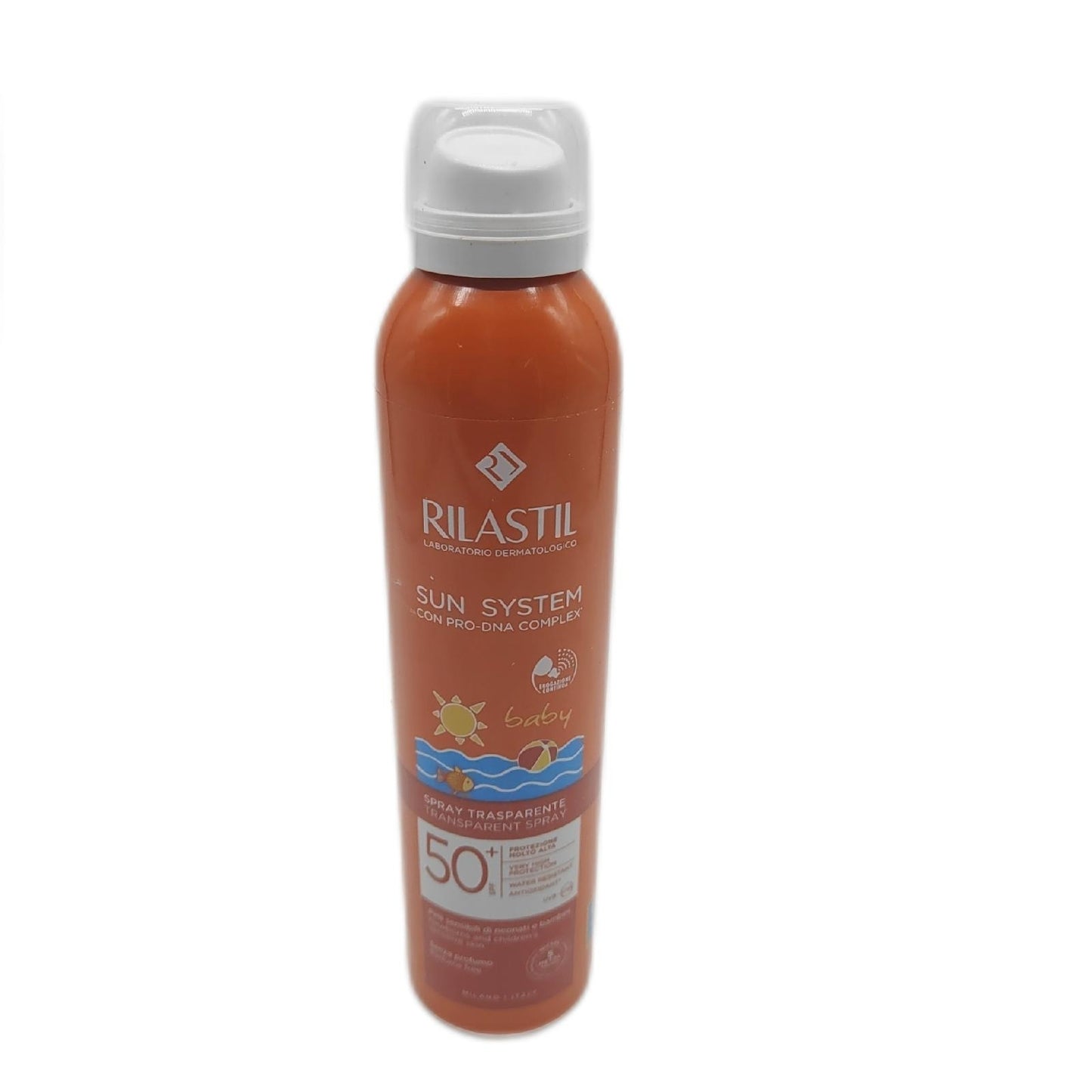Rilastil Sun System Baby Transparent Spray SPF50+ Kinder-Körperspray Sonne