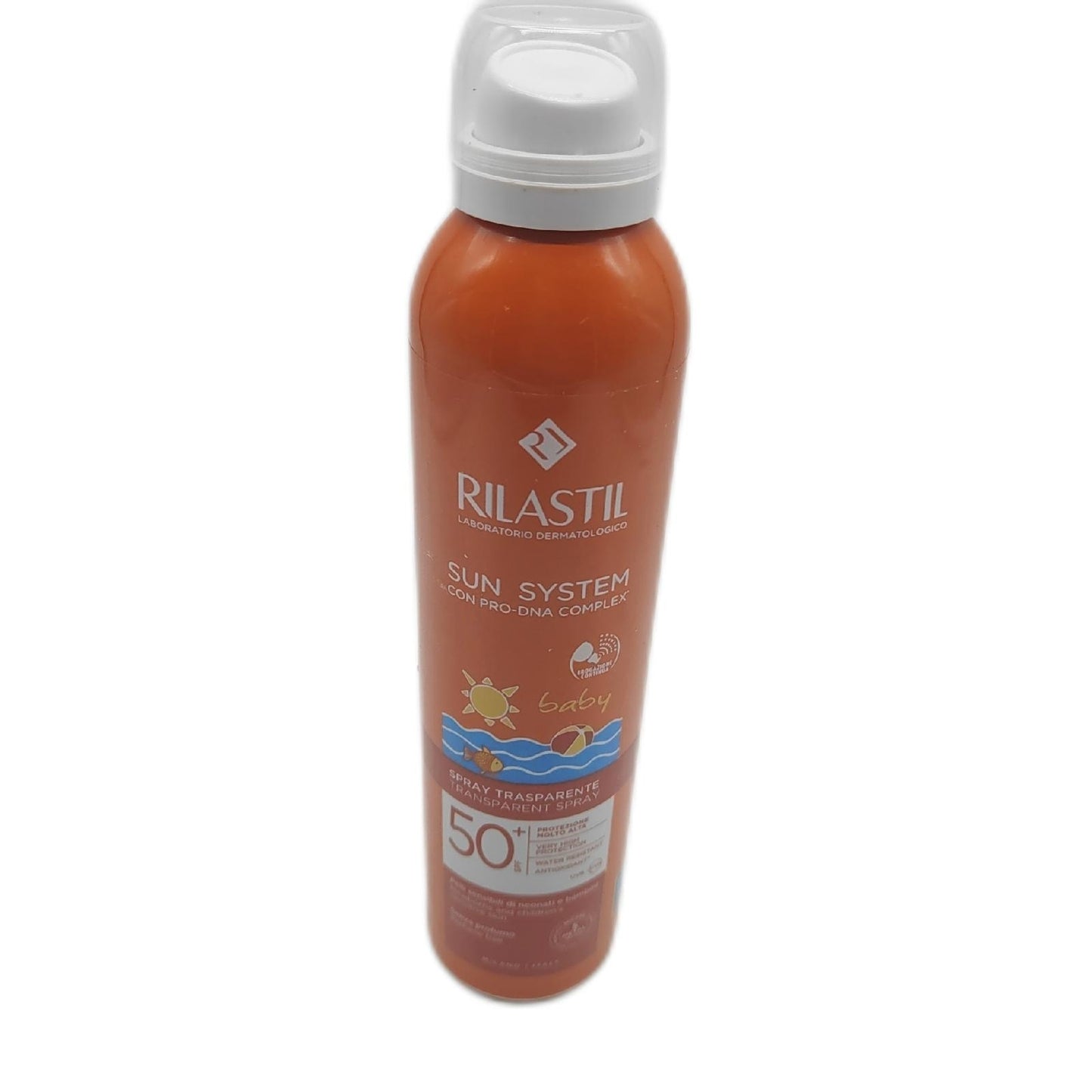 Rilastil Sun System Baby Transparent Spray SPF50+ Kinder-Körperspray Sonne