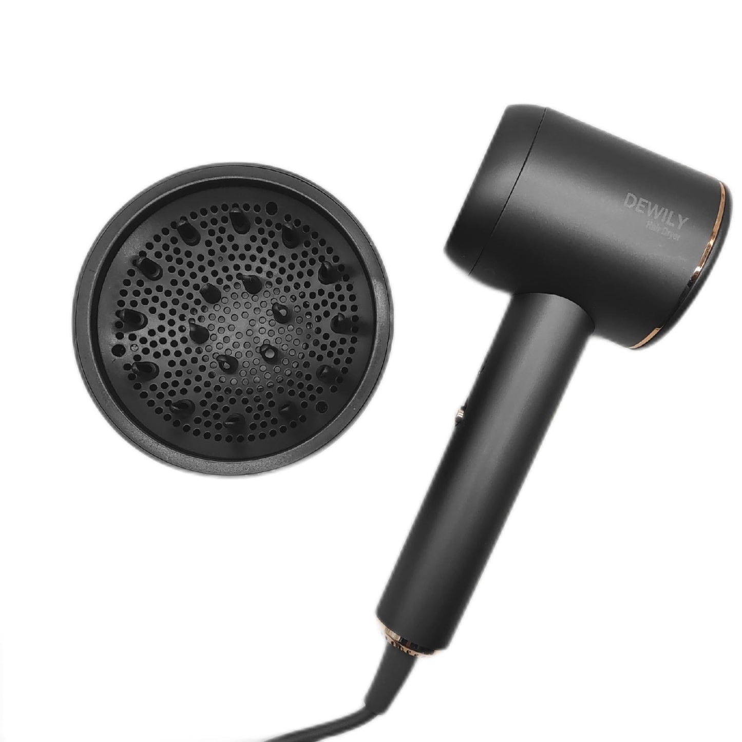 Dewily Haartrockner Haarpflege Föhn Ionen Diffusor Konzentratoren professionell