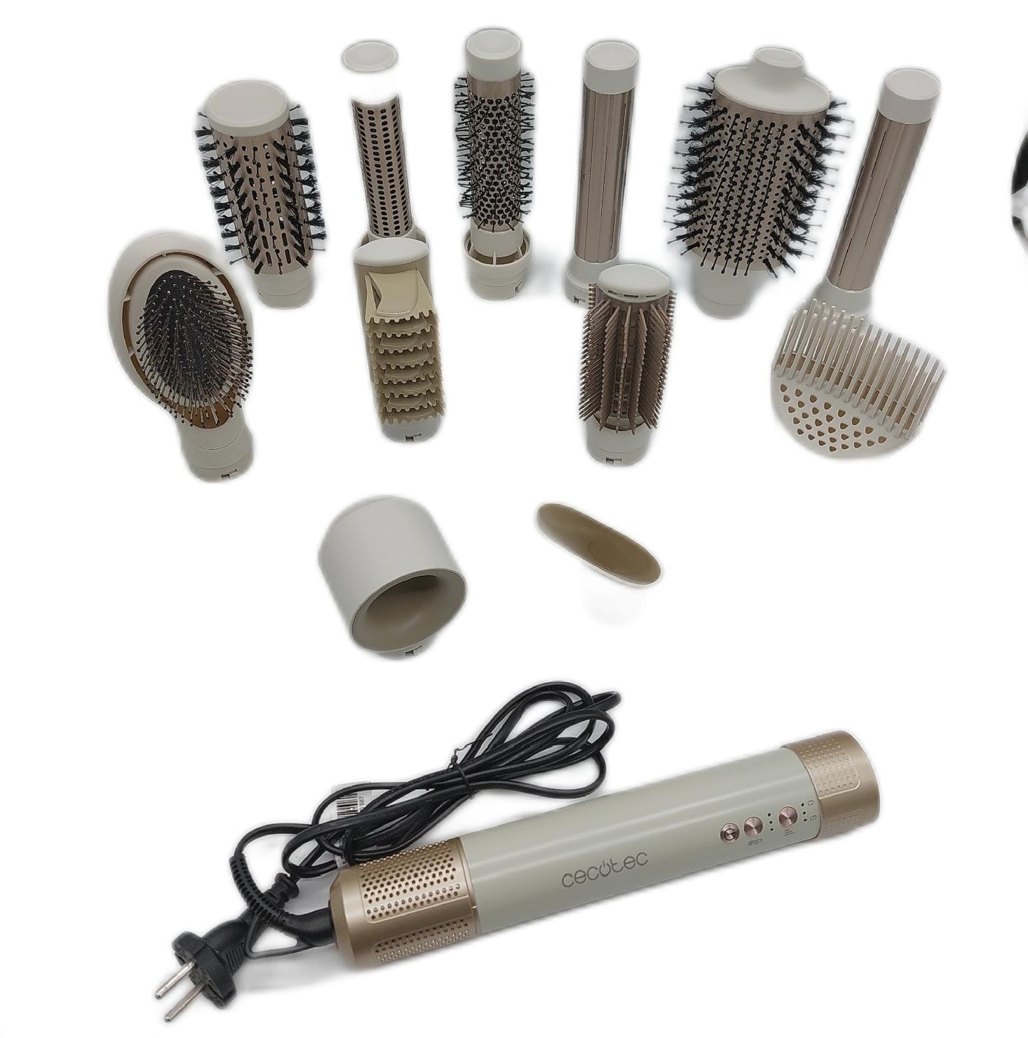 Cecotec Heißluftbürste Haartrockner Styler Glätteisen 12 Köpfe Heiß