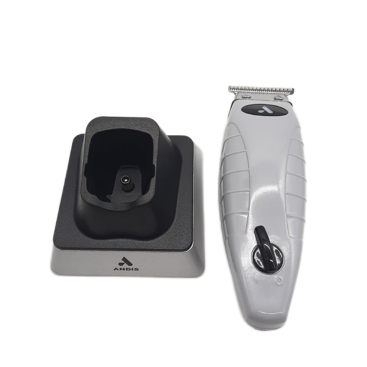 Andis Cordless T Outliner Li Professioneller Akku Trimmer Zero Gap Kohlenstoffstahl Kling Grau
