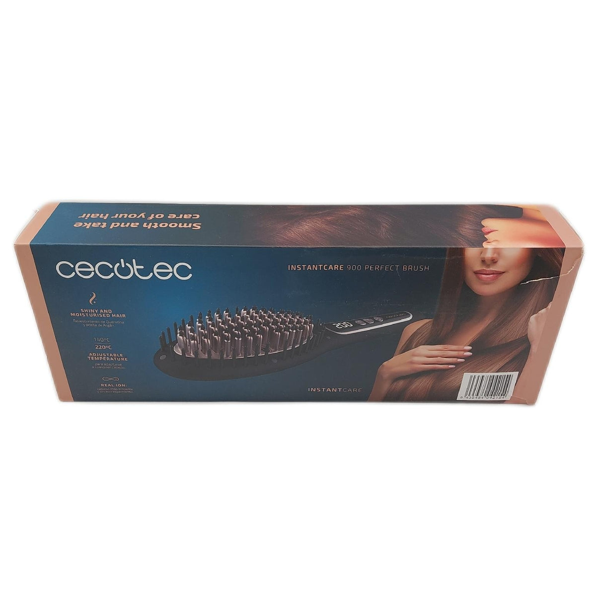 Cecotec Glättbürste Haarpflege Bamba InstantCare 900 Perfect Brush Effiz
