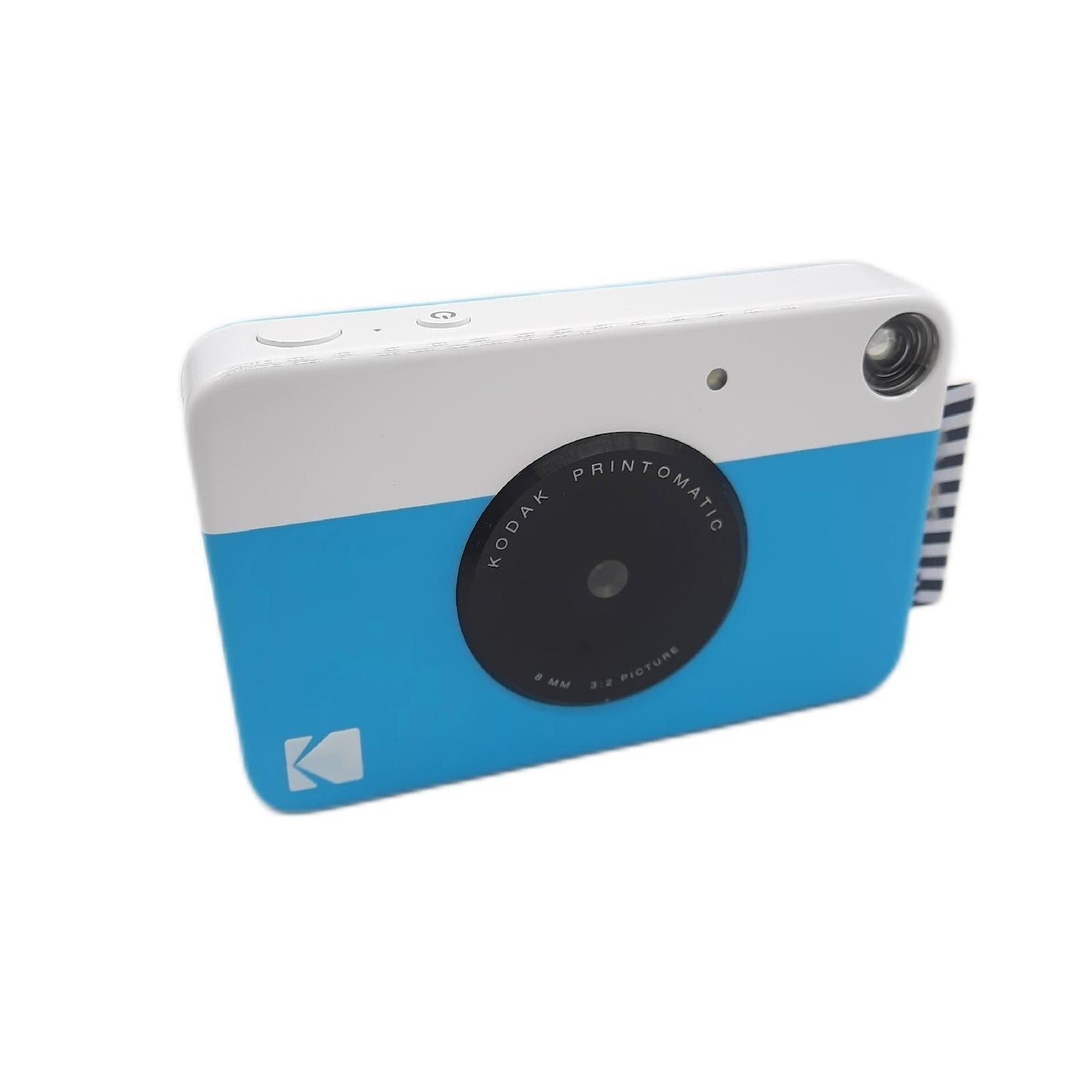 KODAK Printomatic Sofortbildkamera Blau Gesch kpackung m  Papier - Unvollständig