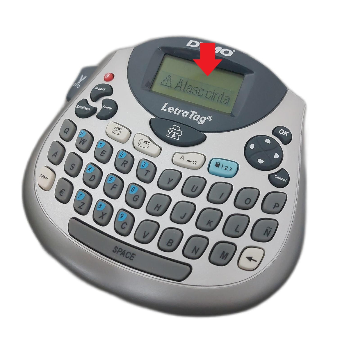 DYMO LetraTag LT 100H Etikettendrucker Tragbar Defekt Druck