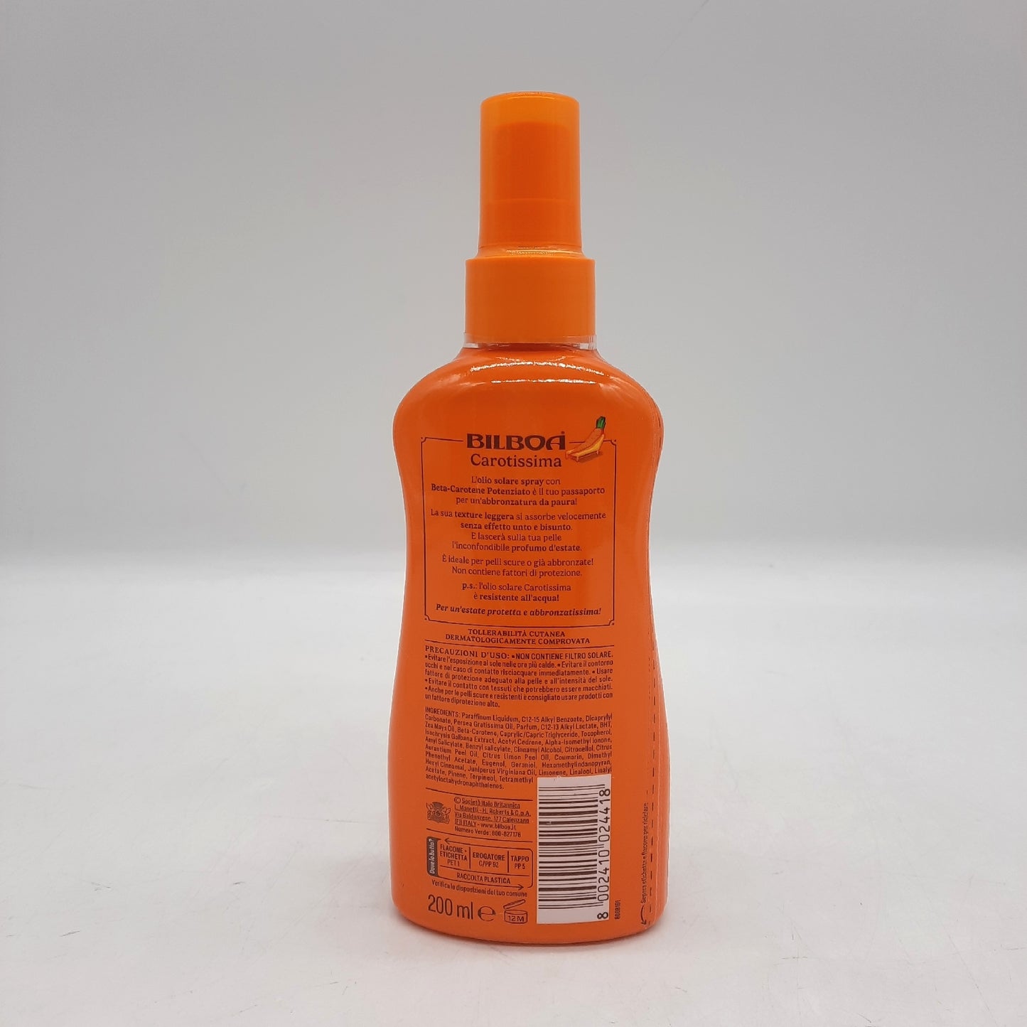 Bilboa Carotissima Super Bräunungsspray Sonnenöl mit Beta-Carotin