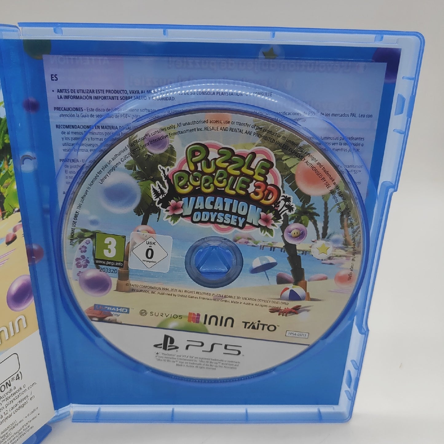 Puzzle Bobble Spiel Unterhaltung Puzzle Bobble 3D Vacation Odyssey spaß für Playstation 5
