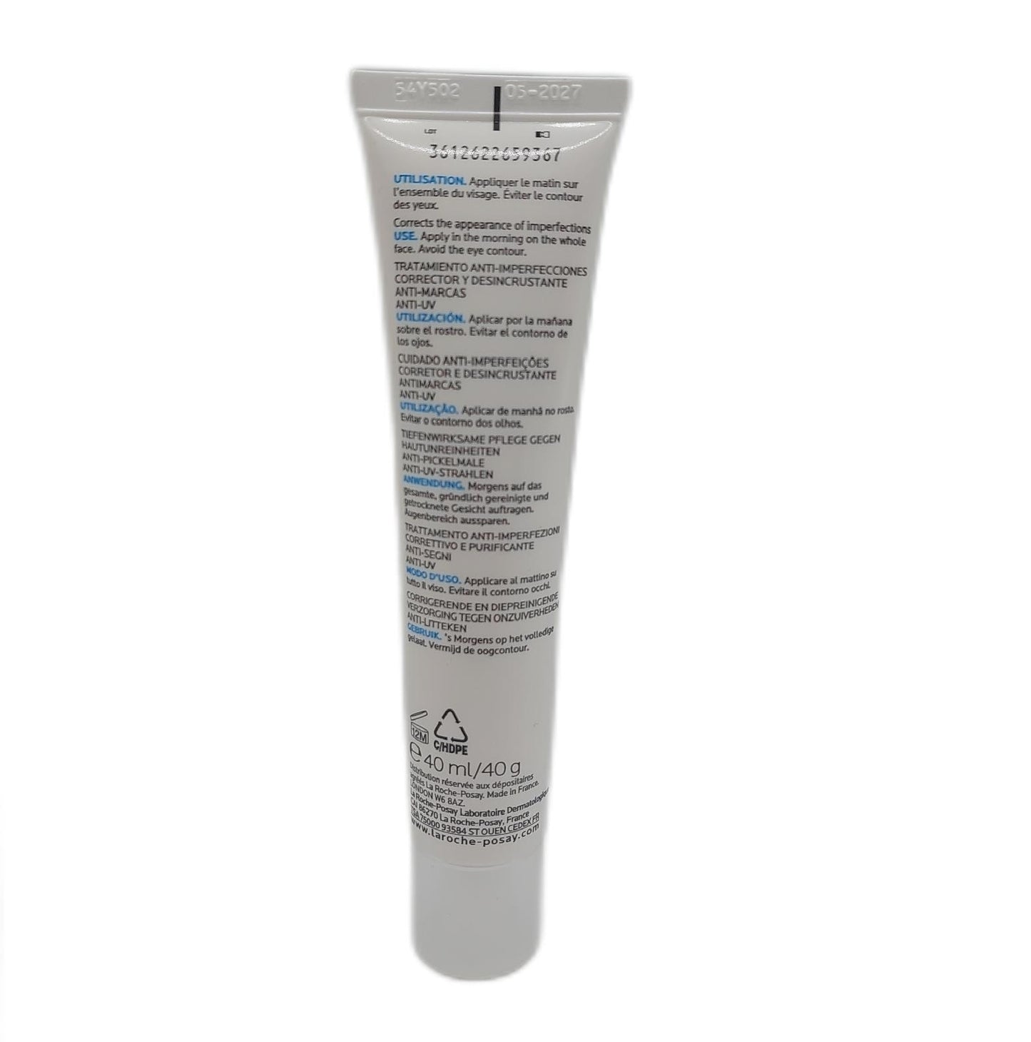 La Roche-Posay Effaclar Duo SPF30 Reinigende und korrigierende Pflege mit Sonne