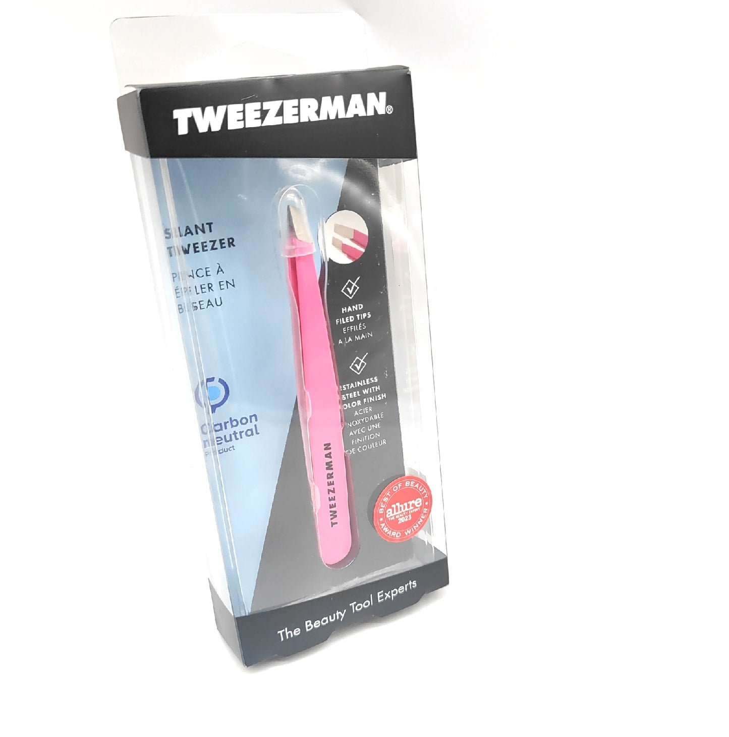 Tweezerman Pinzette Augenbrauenpflege Beauty Rostfreier Edelstahl Scharfe Spitze