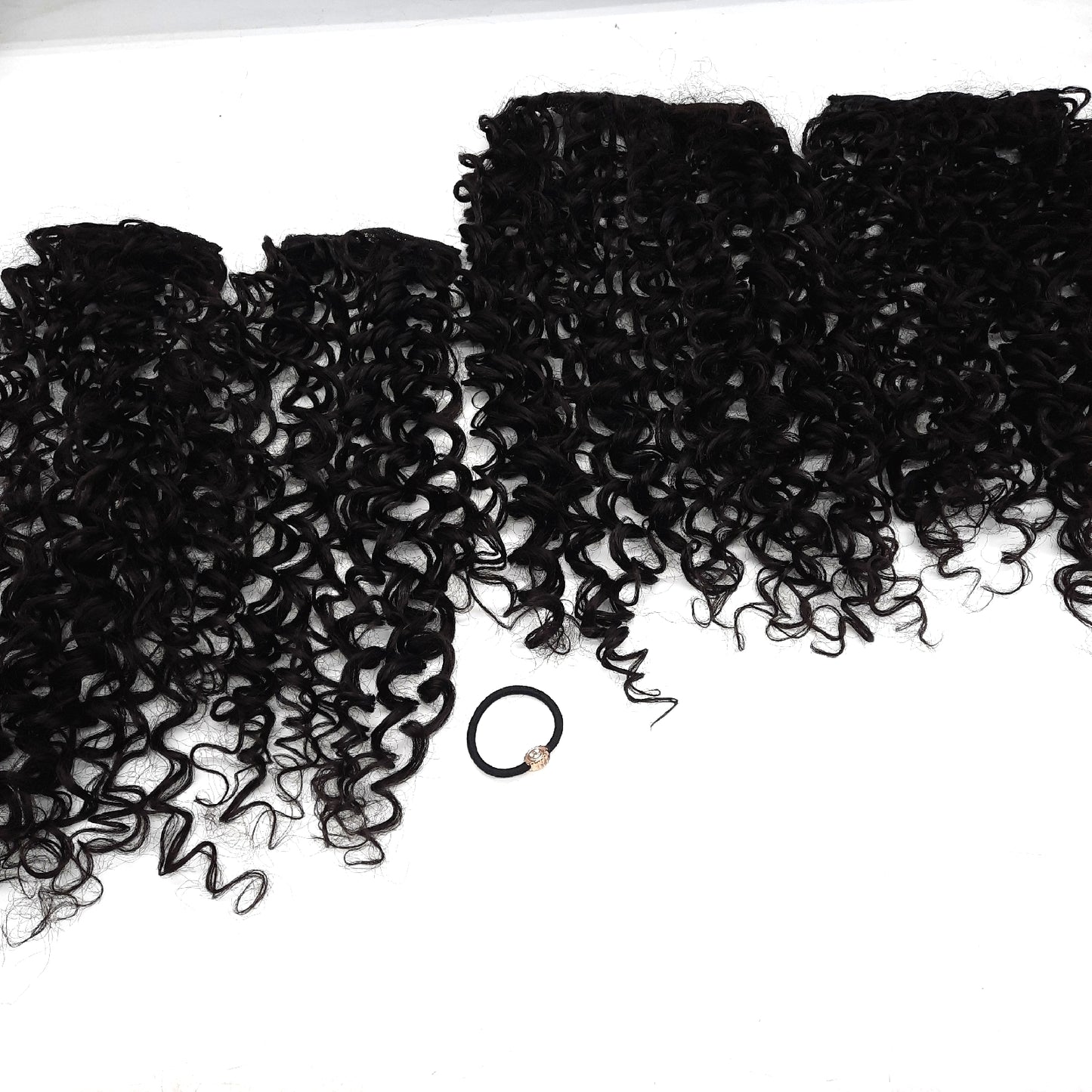 Flufymooz Haarverlängerungen Extensions Haarpflege 4 Stück reine Seidenprotein Pflege