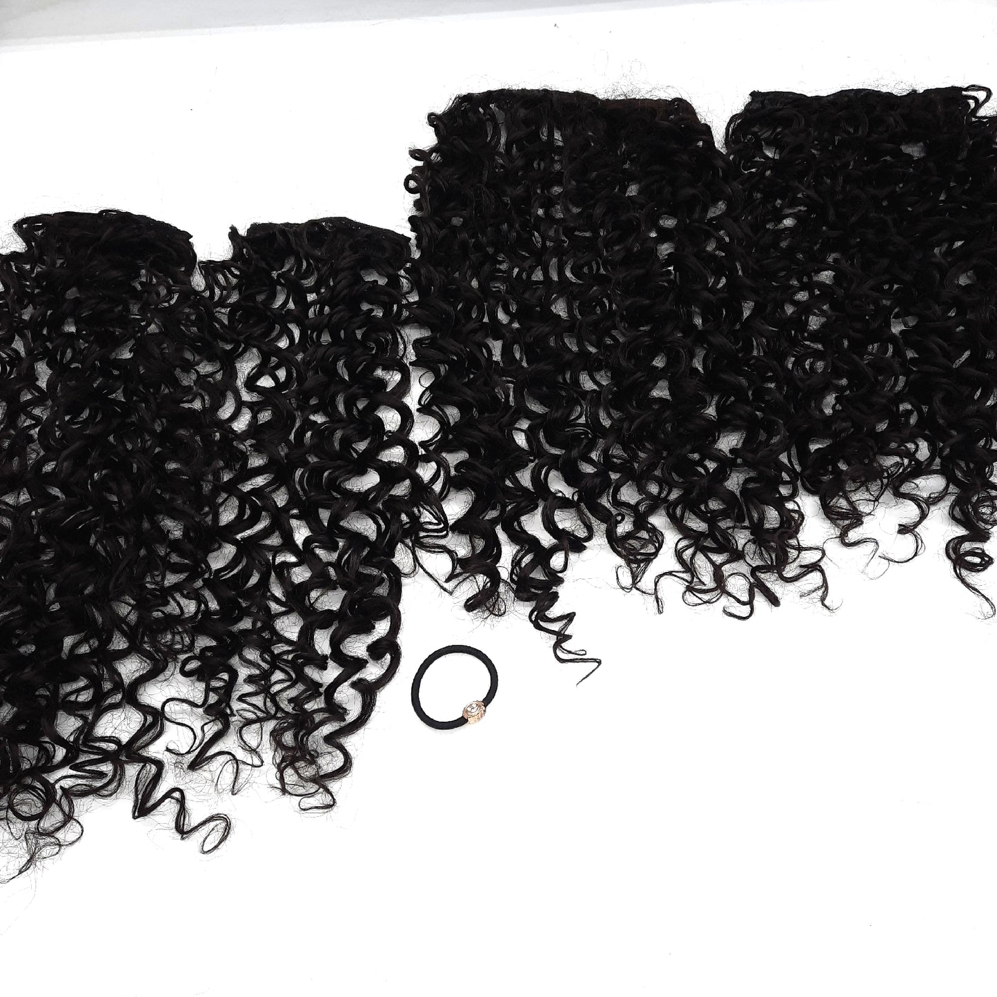 Flufymooz Haarverlängerungen Extensions Haarpflege 4 Stück reine Seidenprotein Pflege