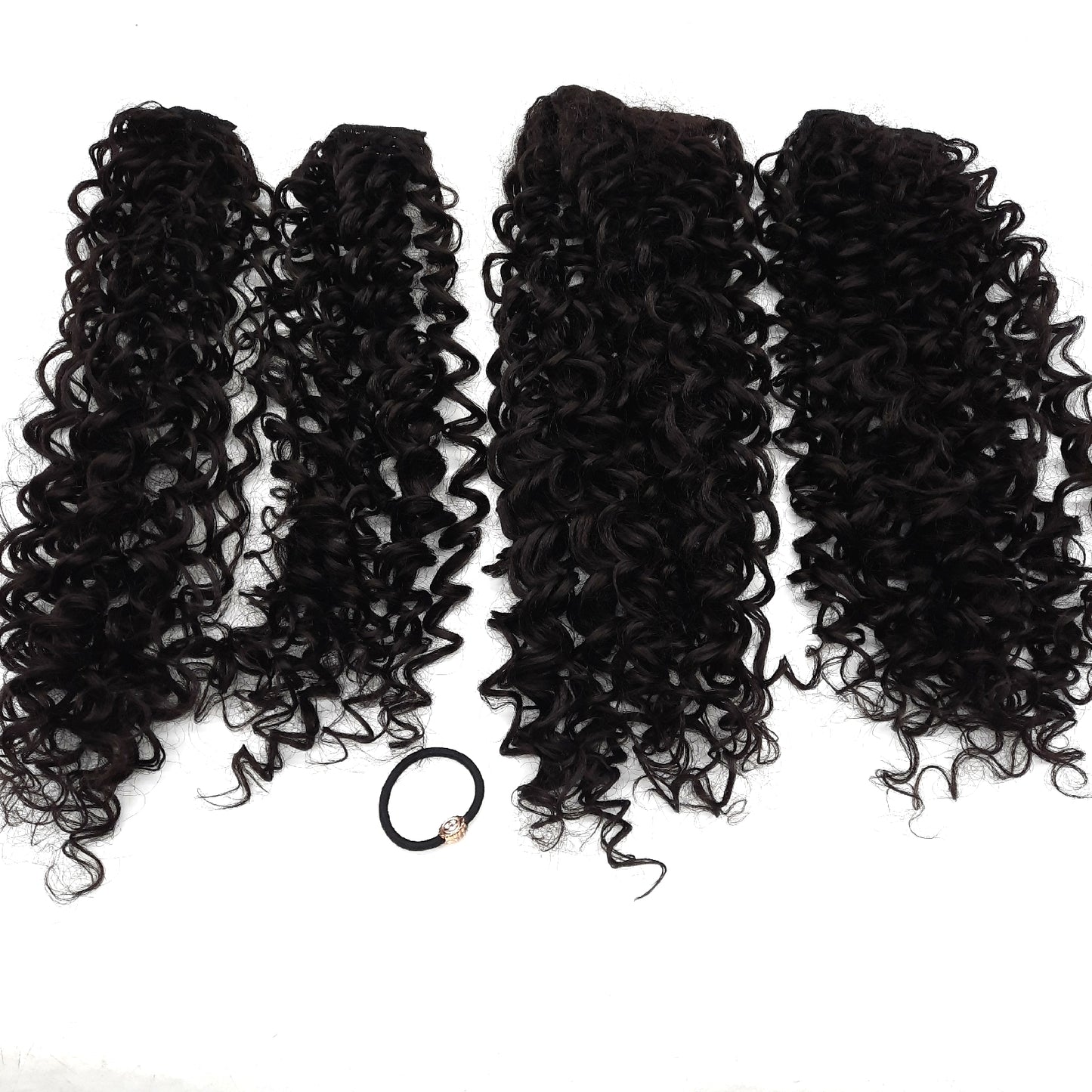 Flufymooz Haarverlängerungen Extensions Haarpflege 4 Stück reine Seidenprotein Pflege