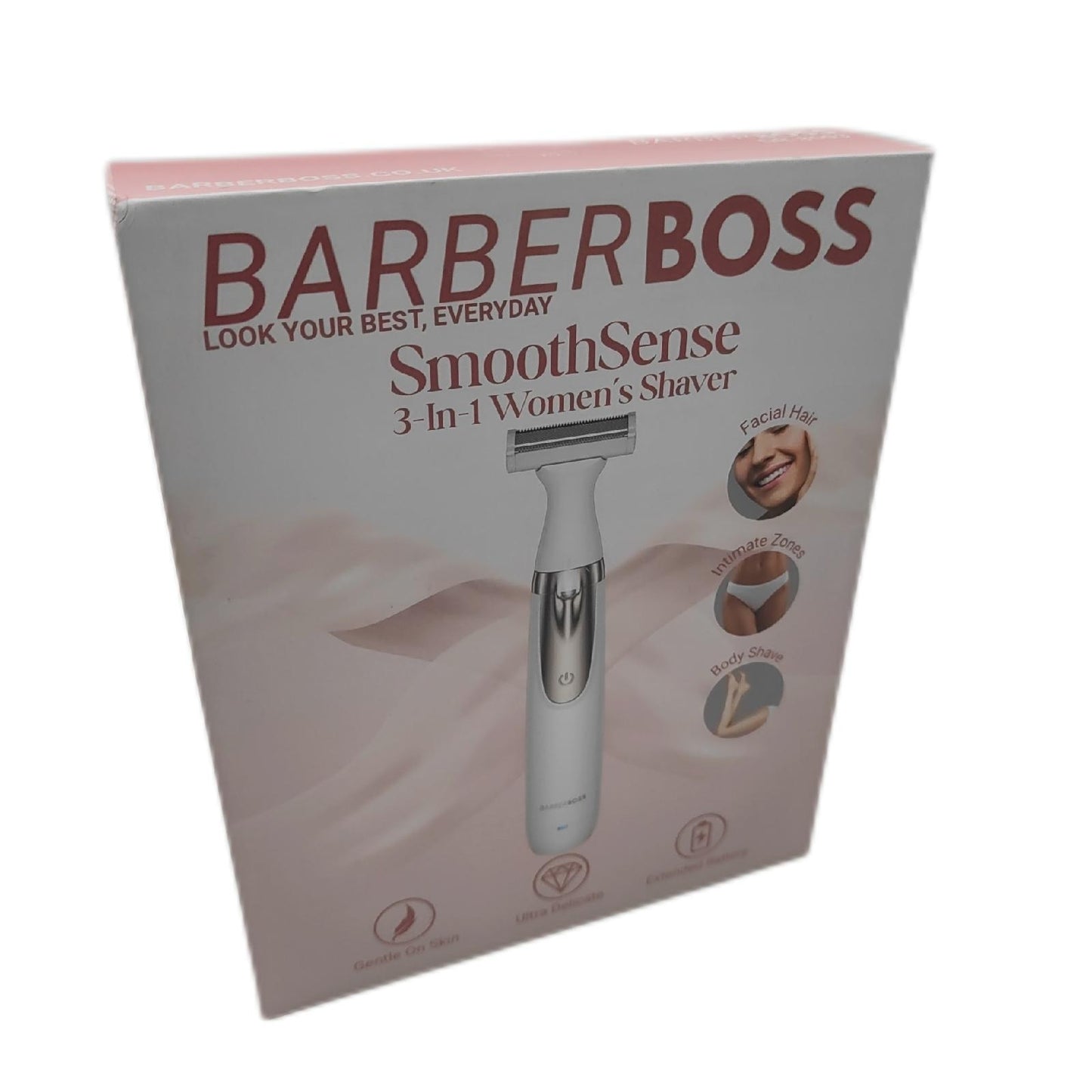 BarberBoss Elektrorasierer Körperpflege 3 in 1 Tragbar für Frauen Komfort
