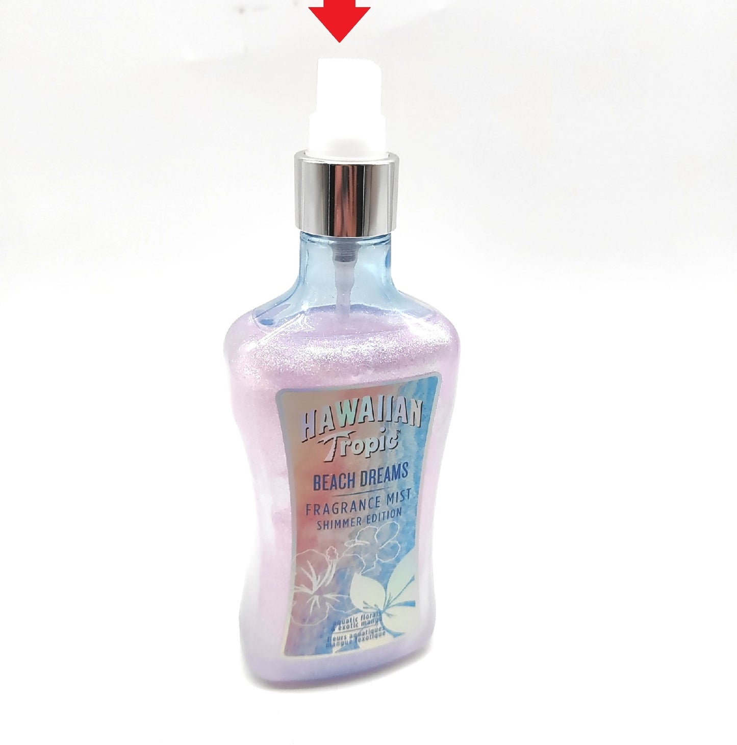 Hawaiian Tropic Beach Dreams Glitzer Duftspray 250 ml Damen fehlt Deckel