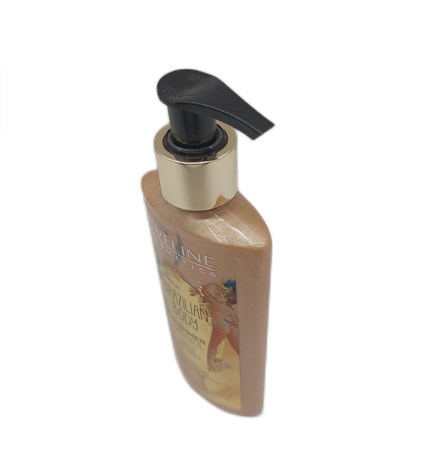 Eveline Cosmetics Körperöl Körperpflege Brazilian Body Golden Shimmer pflegend strahlend weichpflege