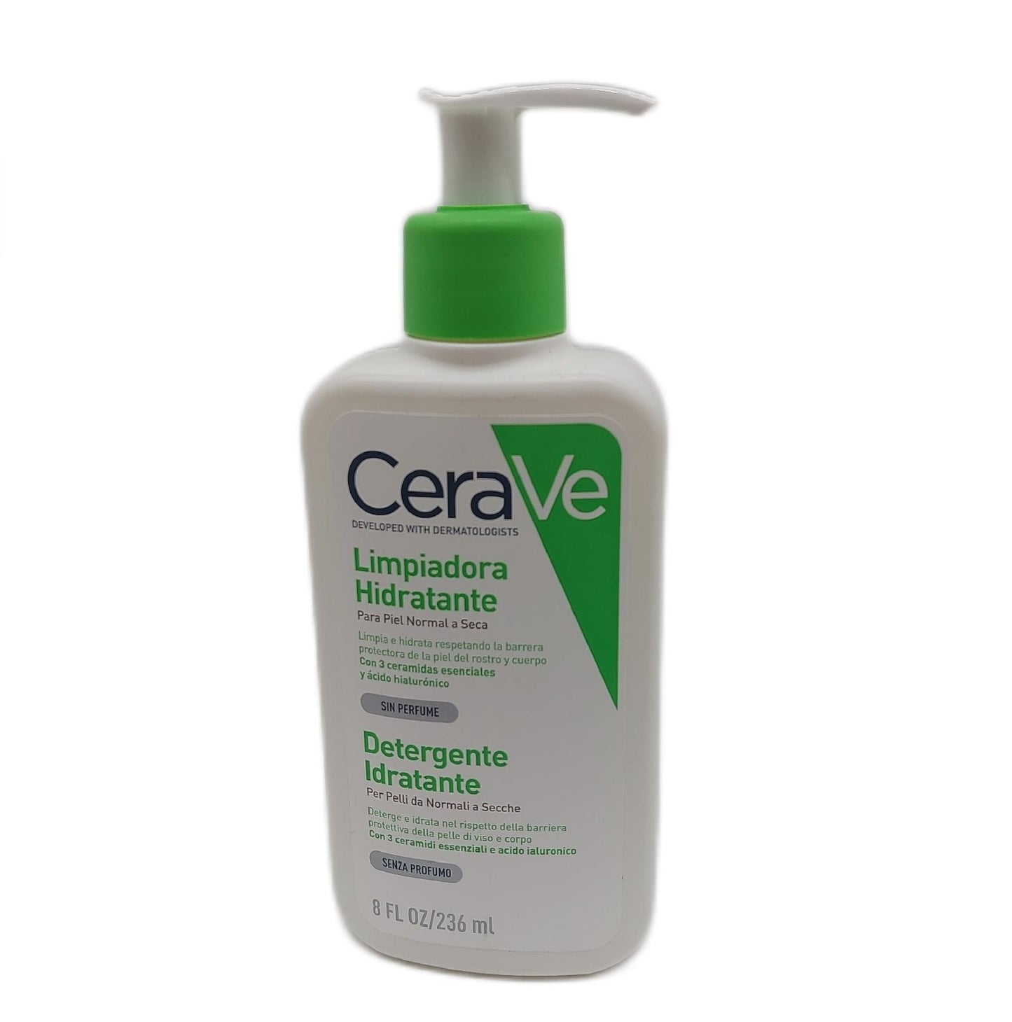 CeraVe Hydrating Cleanser 236ml8oz Daily Face Body Wash für normale bis trockene Haut (7,84)