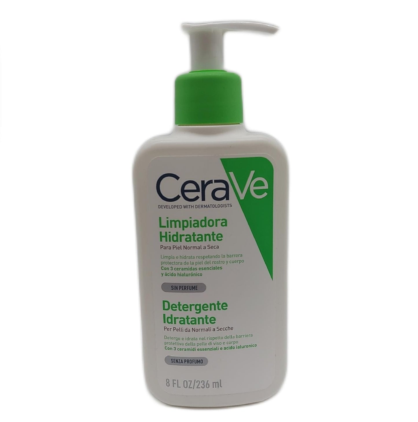 CeraVe Hydrating Cleanser 236ml8oz Daily Face Body Wash für normale bis trockene Haut (7,84)