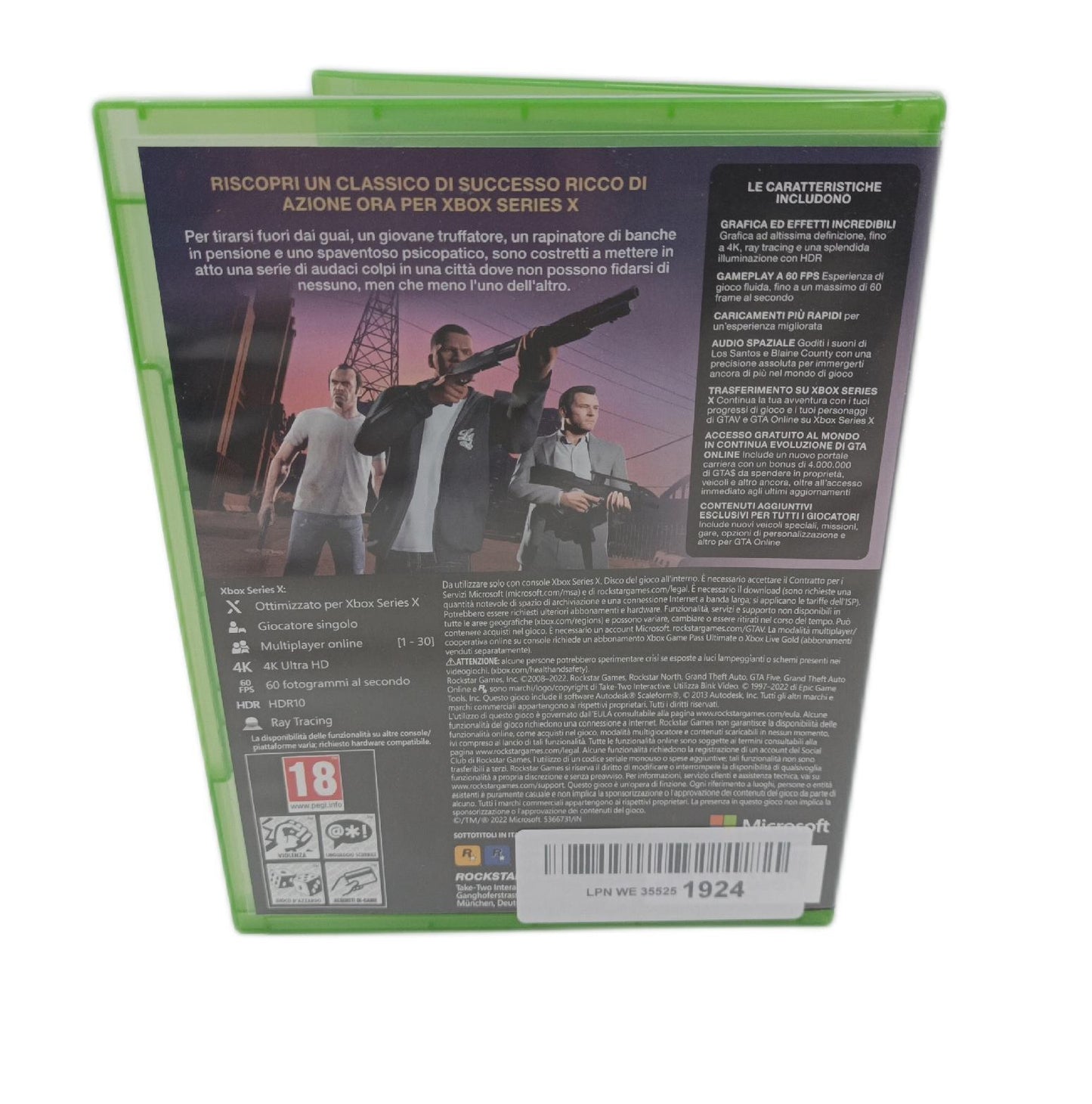 Rockstar Studios Grand Theft Auto V Xbox Series X Spiele
USK 18