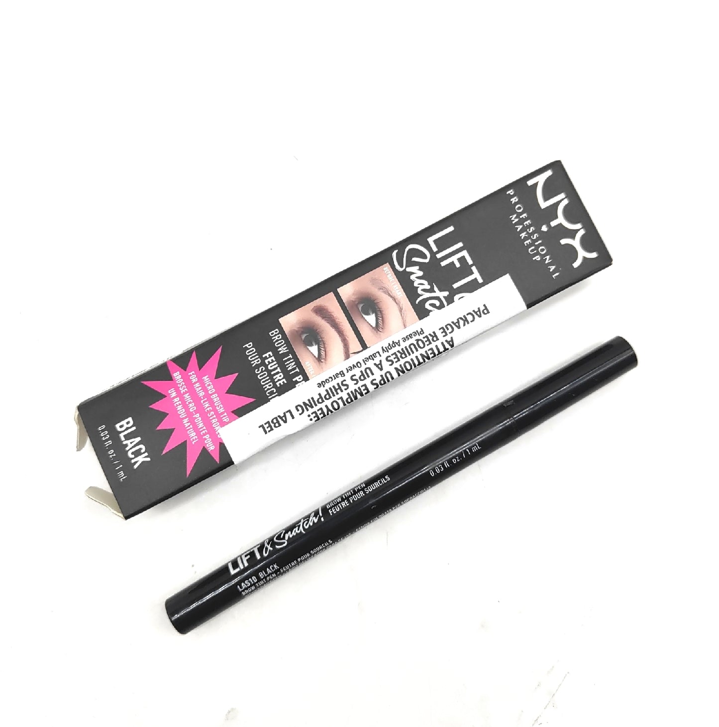 NYX Augenbrauenstift Make up Lift and Snatch langanhaltend wasserfest für