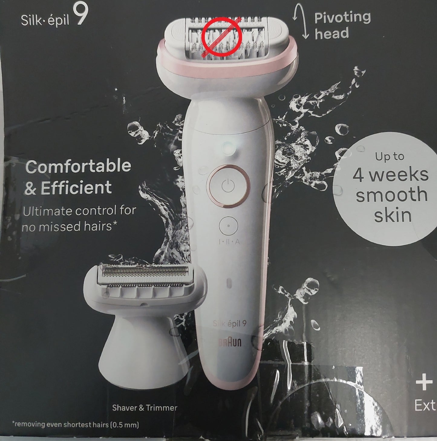 Braun Silk epil 9 Epilierer Drehbarer Kopf nur Rasieraufsatz ohne Ep