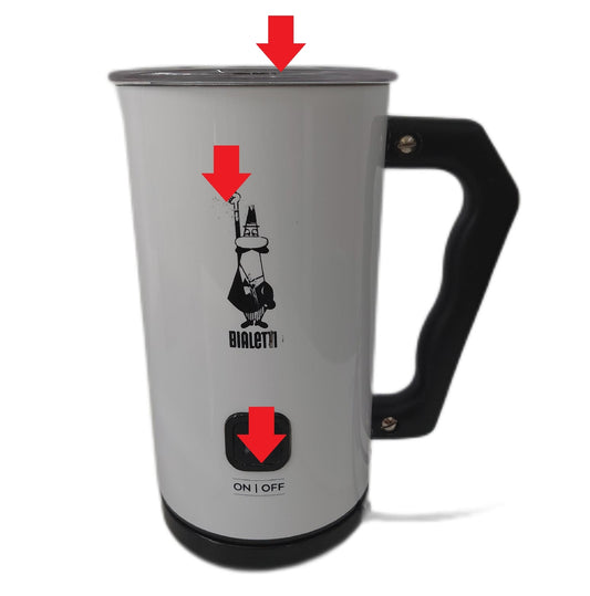 Bialetti Elektrische Milchaufschäumer 150 ml innenbeschichtung beschädigt