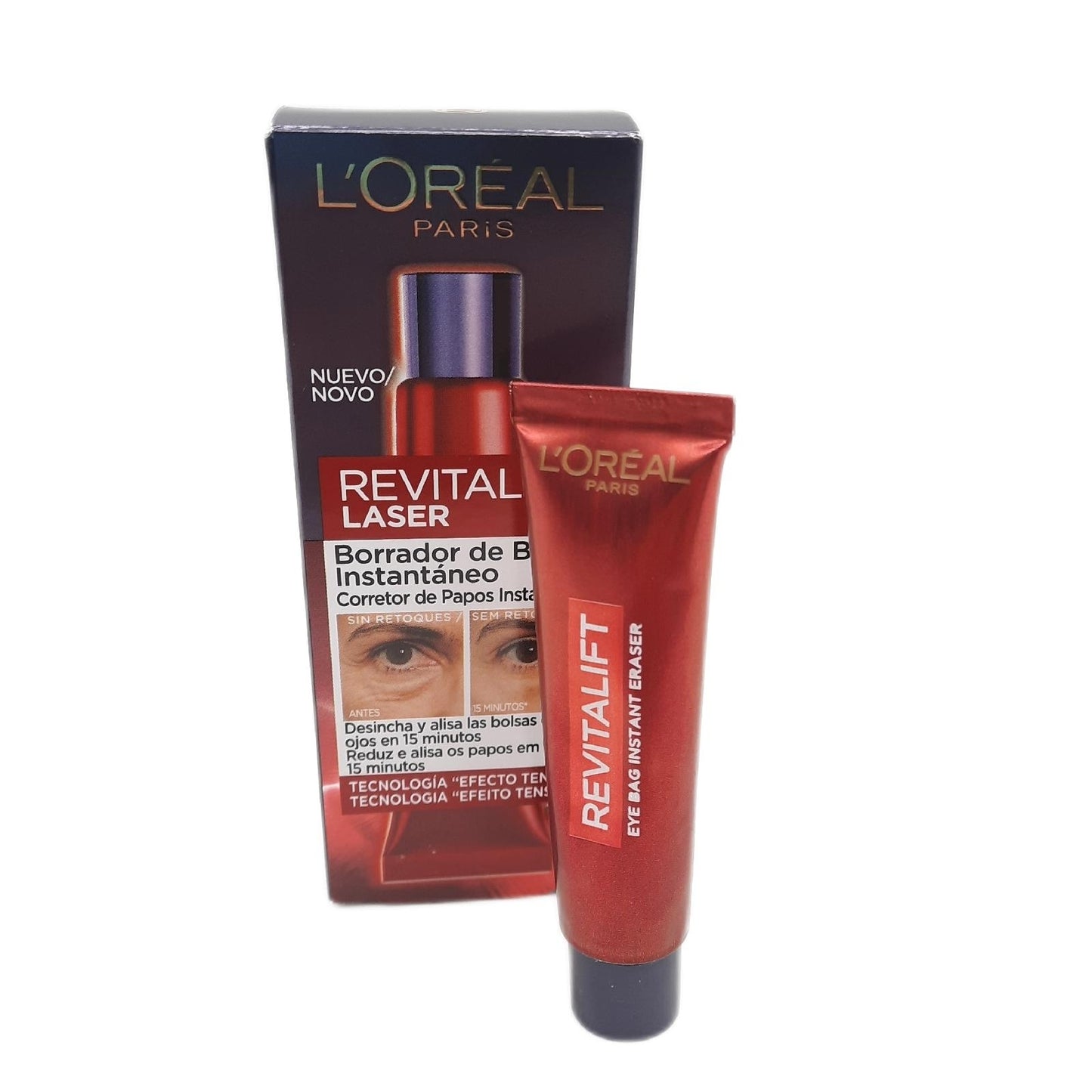 L Oreal Paris Augenpflege Gesichtspflege Revitalift Laser Sofort Augenschatten Entfer
