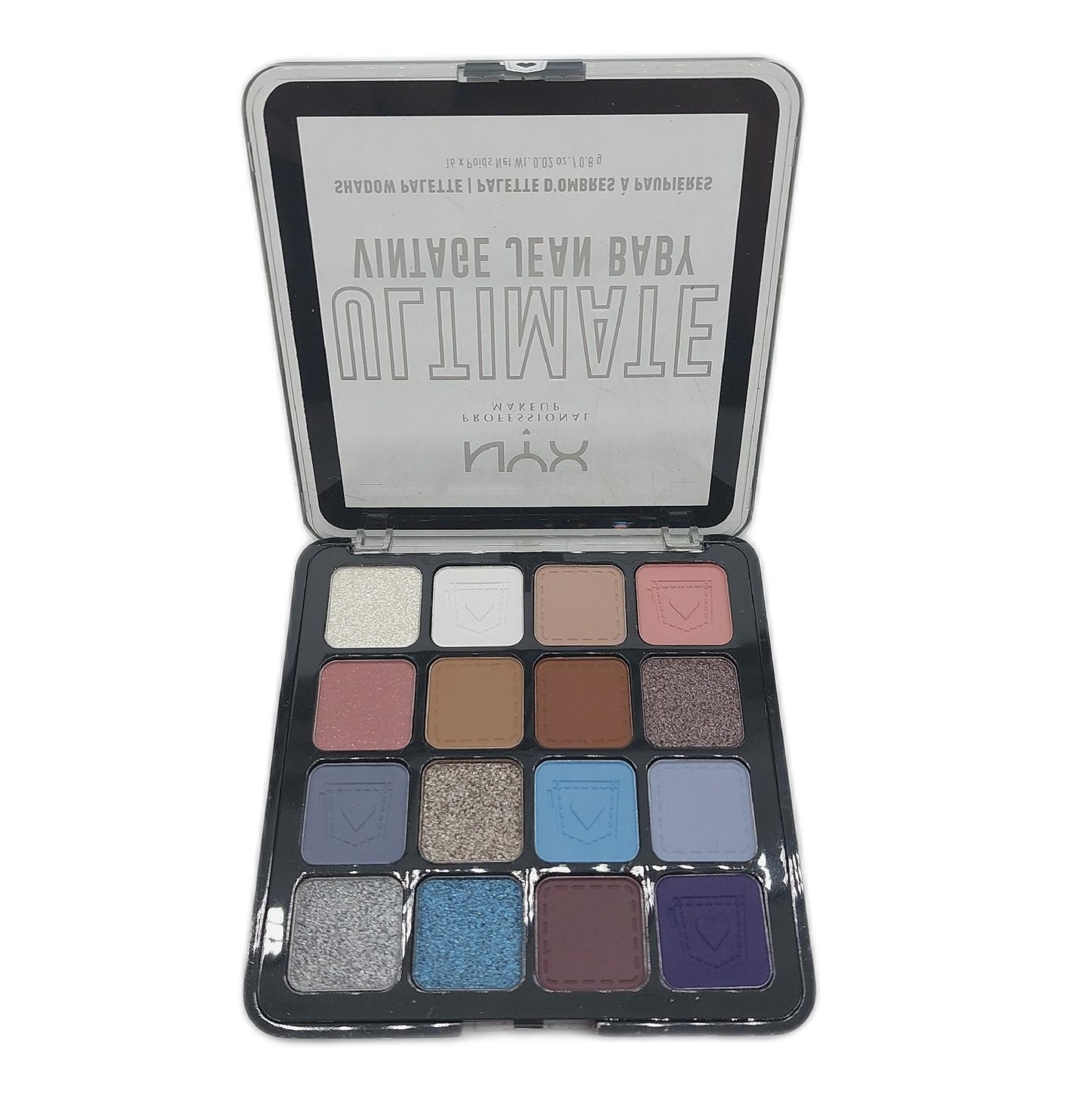 NYX Professional Makeup Lidschattenpalette Make Up Kosmetik 16 Farbtöne Intensiv