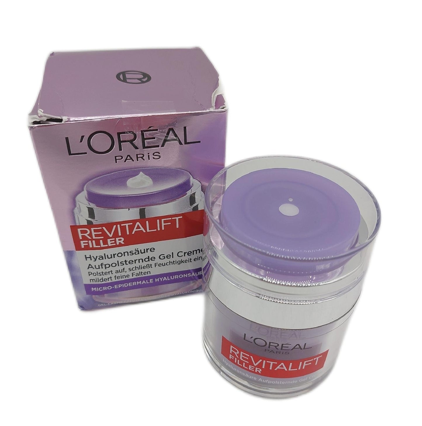 L'OrÃ©al Paris Aufpolsternde Gel-Creme für Frauen: polstert FÃ¤ltchen intensiv