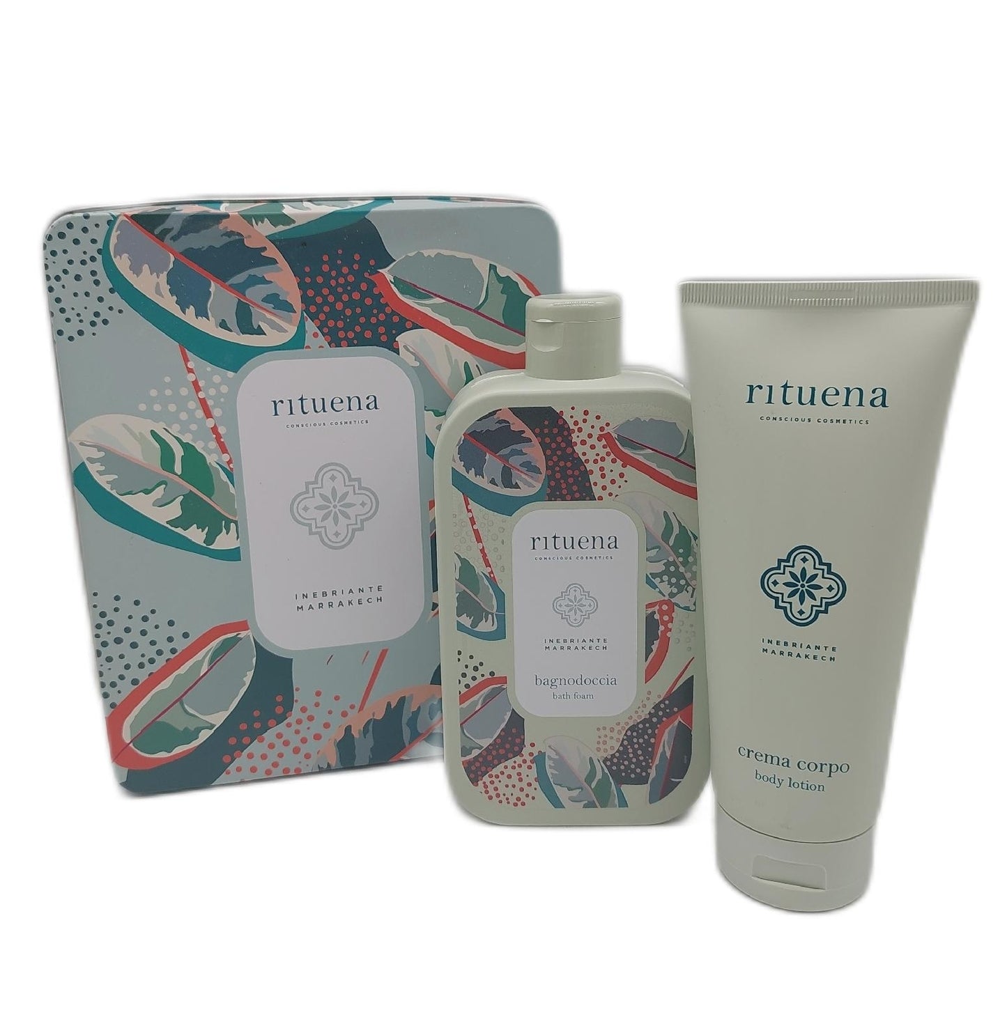 RITUENA Geschenkset Körperpflege Marrakesch Duschgel 400ml Körpercreme Ex