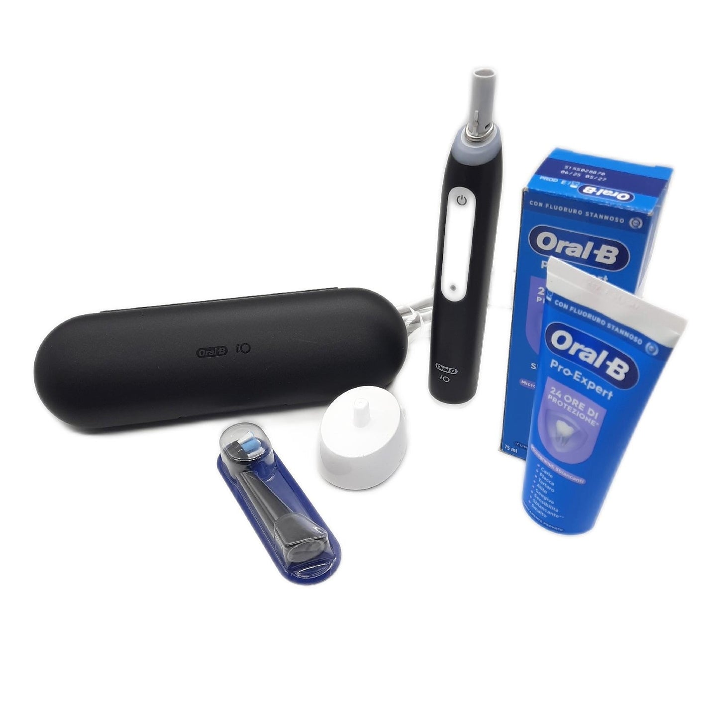 Oral-B Wiederaufladbare elektrische Zahnbürste iO 3 Schwarz 1 Elektrische Zahnbü
