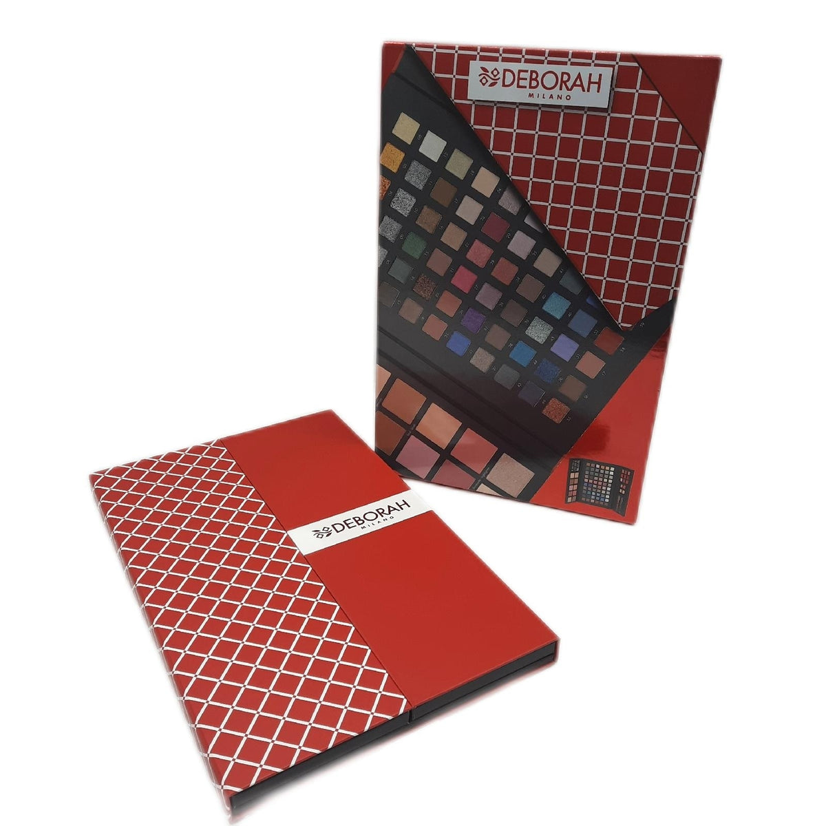 Deborah Milano - Geschenkset für Damen, Make Up Beauty Gift Nr. 4 Large, inklusive Palette von Lidschatten, Gloss, Lippenstift und Gesichtspuder mit verschiedenen Oberflächen und Farben, aus