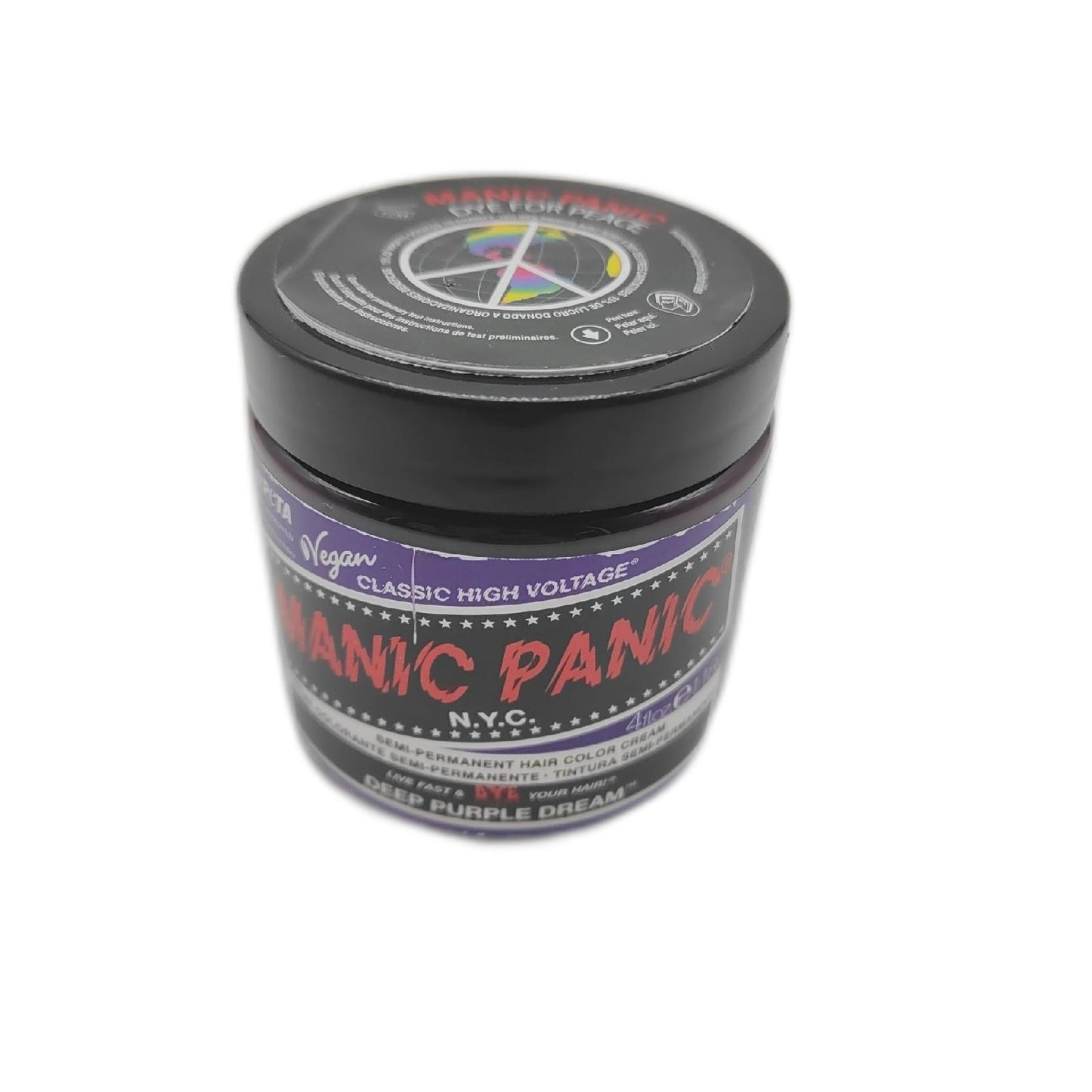 Manic Panic Farbstoff Haarpflege und Styling Deep Purple Dream intensiv leuchtend nachhaltig Farbpflege