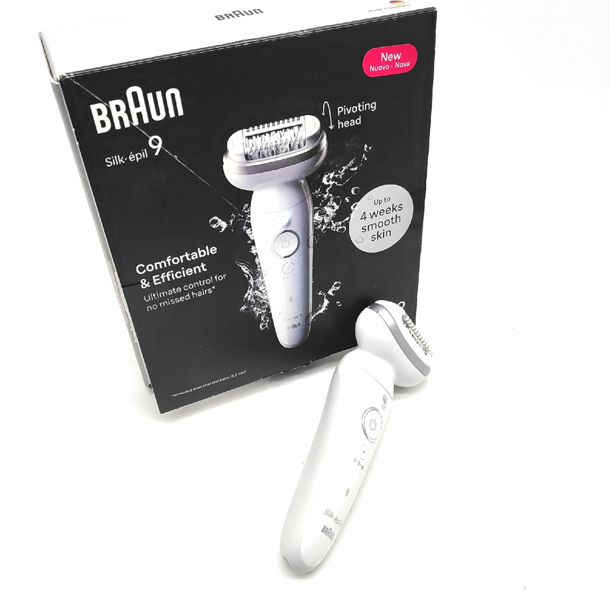 Braun Silk epil 9 Epilierer Komfort reine Haut geht an dreht nicht