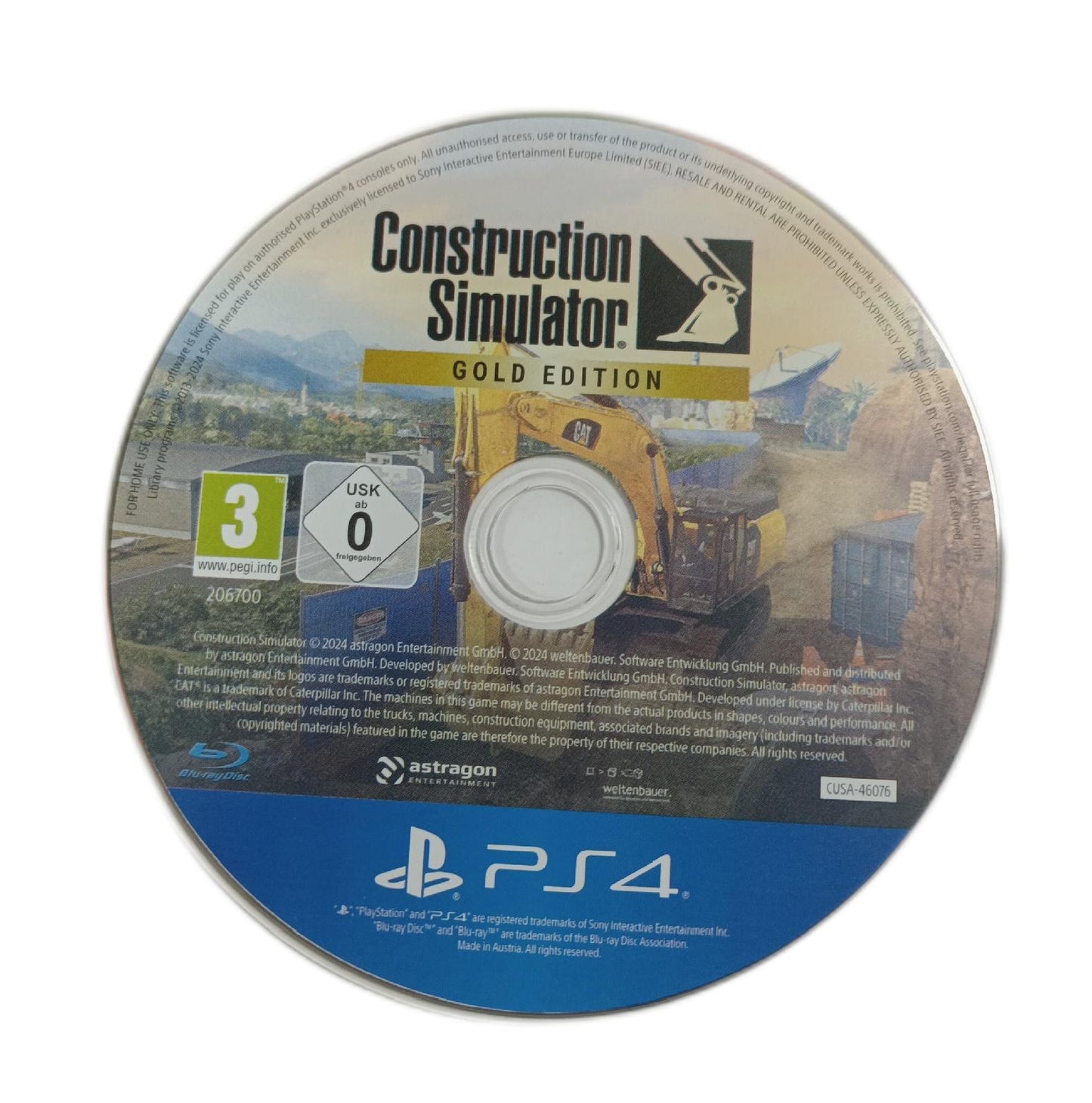 Construction Simulator PS4 Gold Edition Playstation Games ohne Huelle unvollstaendig