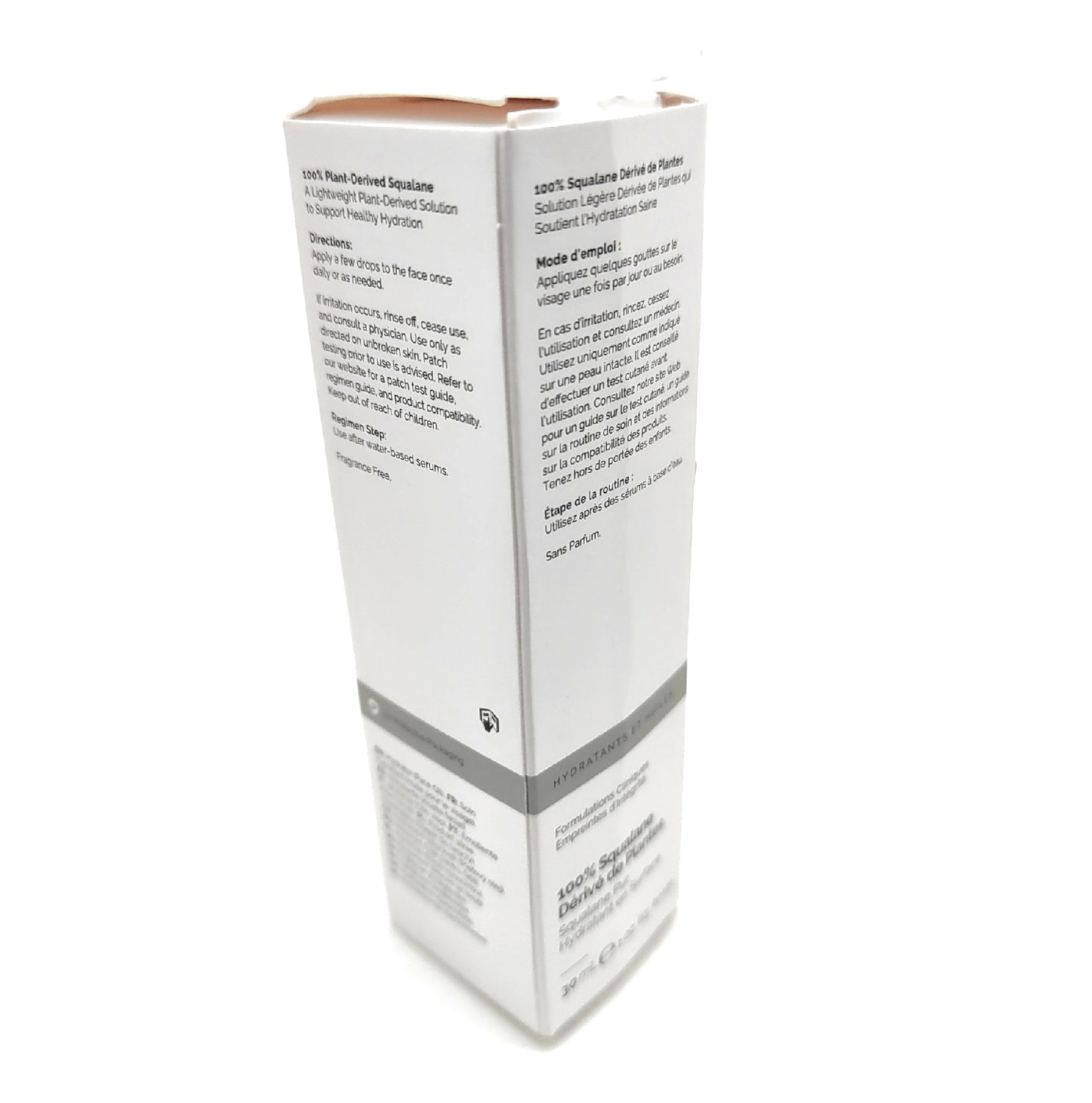 The Ordinary Serum Gesichtspflege 100 Prozent pflanzliches Squalan Feuchtigkeitsspender Haut
