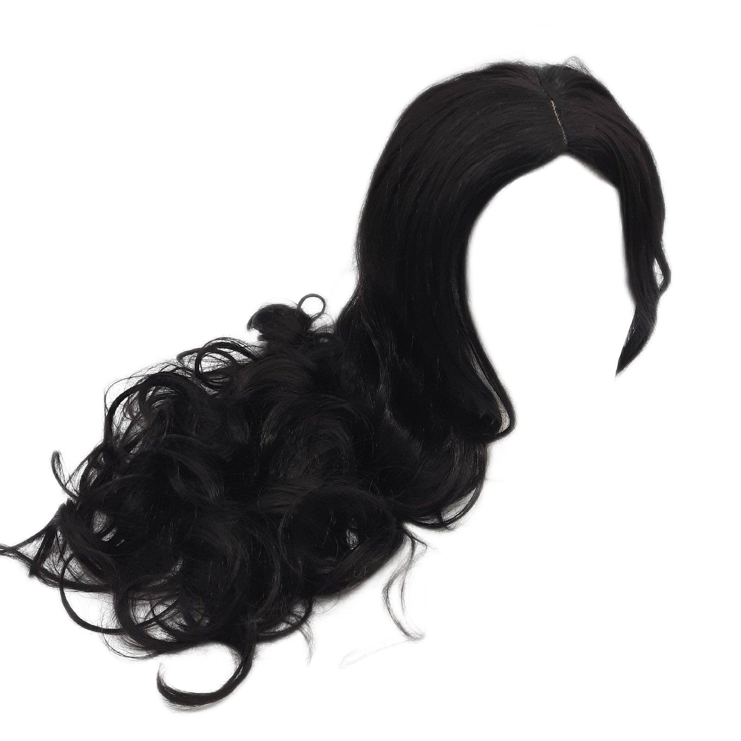 LUFFLOK Damen lange, glatte, schulterlange Perücke mit natürlichem Haar