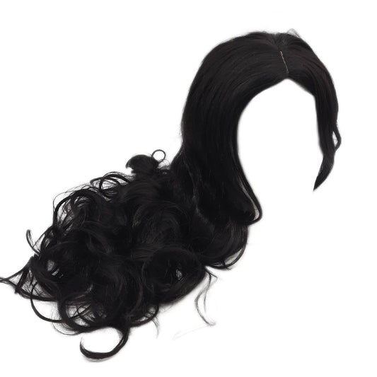 LUFFLOK Damen lange, glatte, schulterlange Perücke mit natürlichem Haar