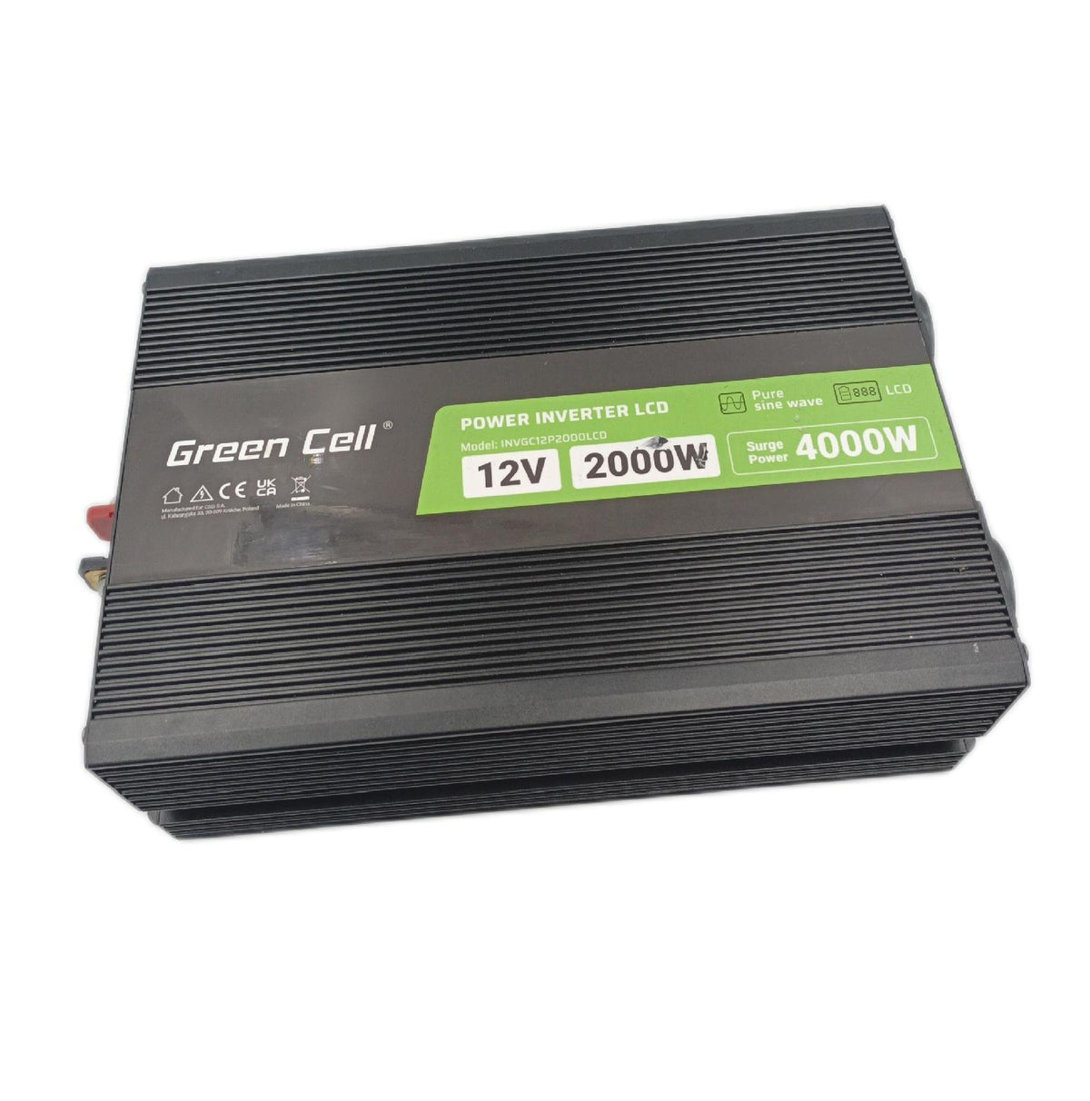 Green Cell Spannungswandler Stromwandler 2000W 4000W LCD Anzeige re