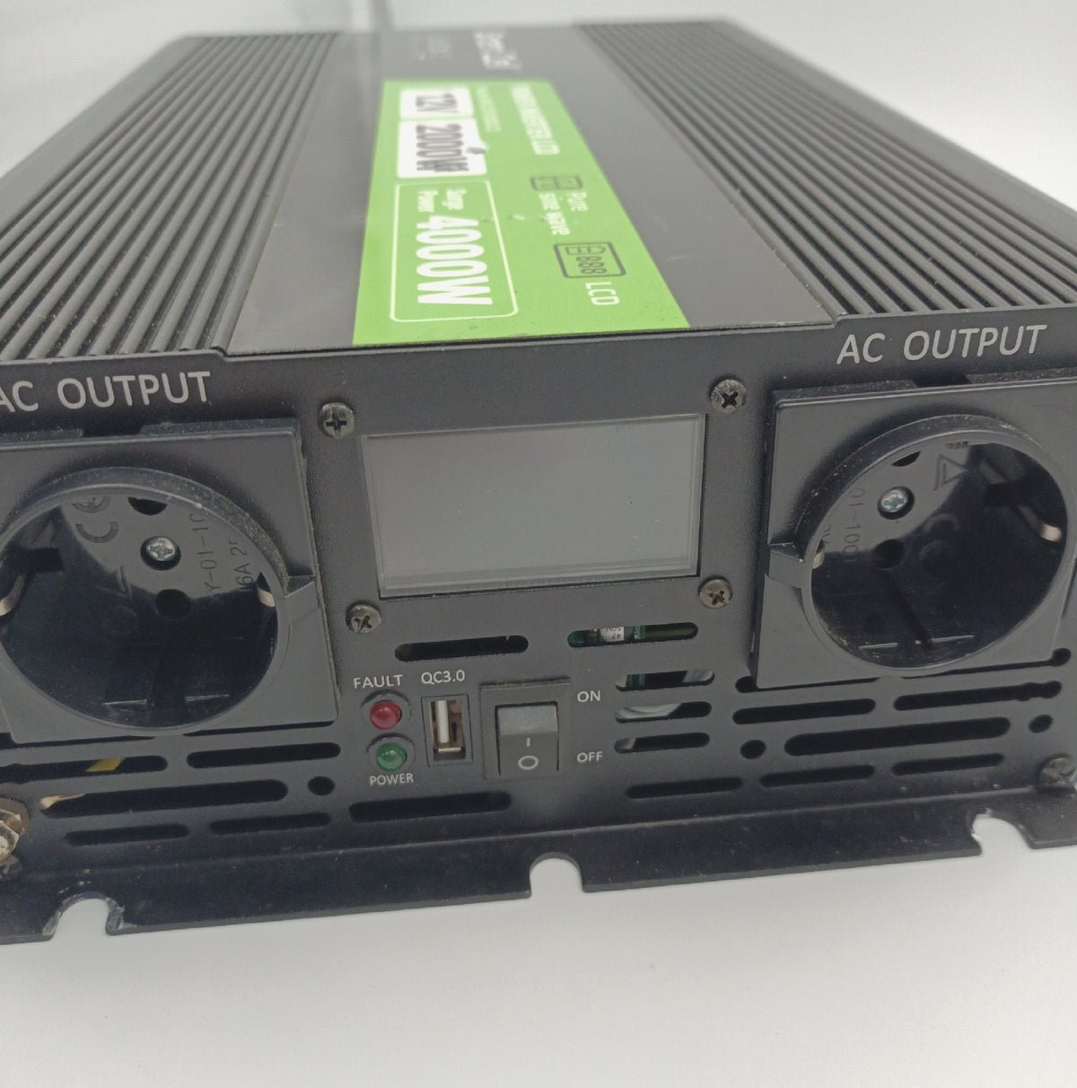Green Cell Spannungswandler Stromwandler 2000W 4000W LCD Anzeige re