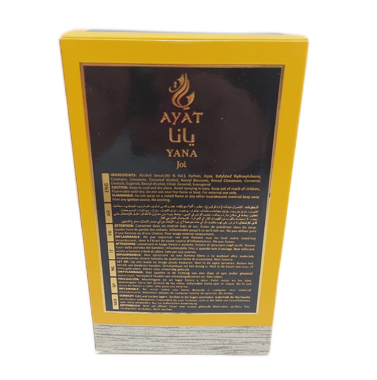 Ayat Perfumes Eau de Parfum Duft Yara 100 ml Amber Vanille Orientalisch exklus