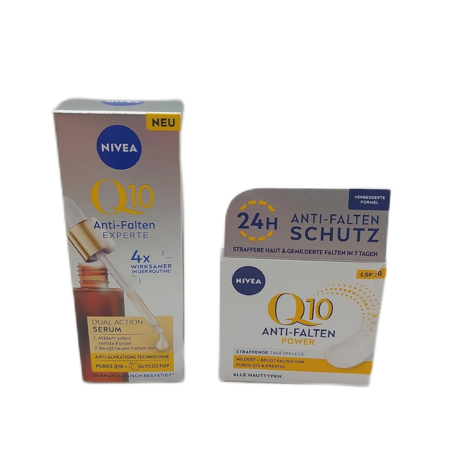 NIVEA Gesichtspflegeset Hautpflege Anti Falten Q10 Tagescreme Geschenk Pflege