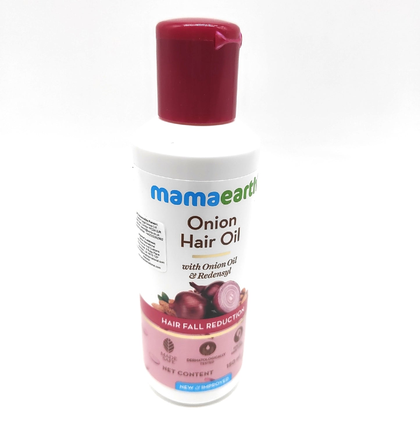 Mamaearth Zwiebelhaaröl Haarpflege Haare Haarwachstum gegen Haarausfall mit Red