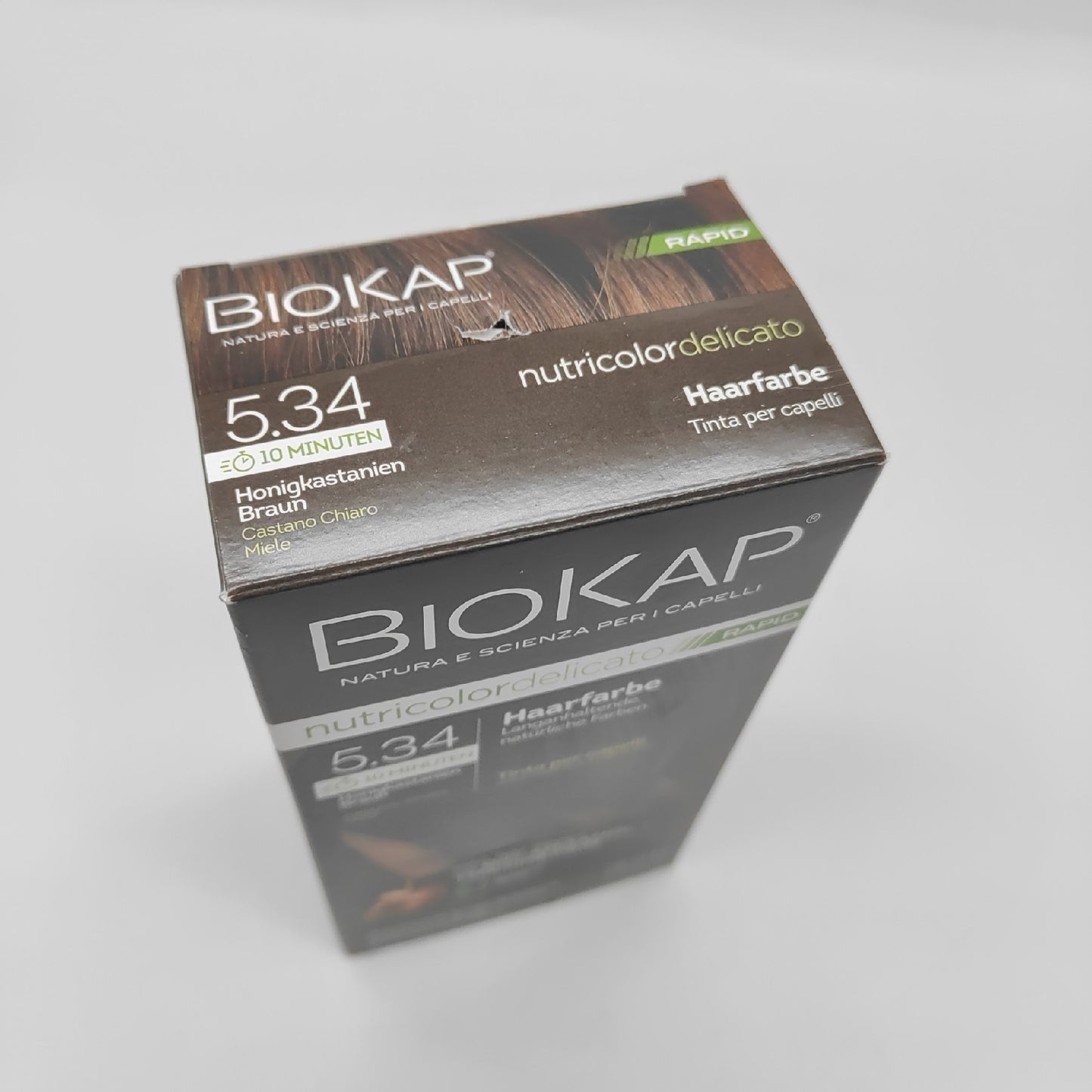 Biokap Haarfarbe Haarpflege Rapid 5 34 Honig Kastanienbraun intensive