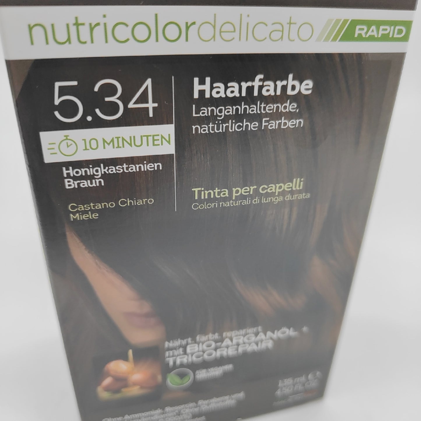 Biokap Haarfarbe Haarpflege Rapid 5 34 Honig Kastanienbraun intensive