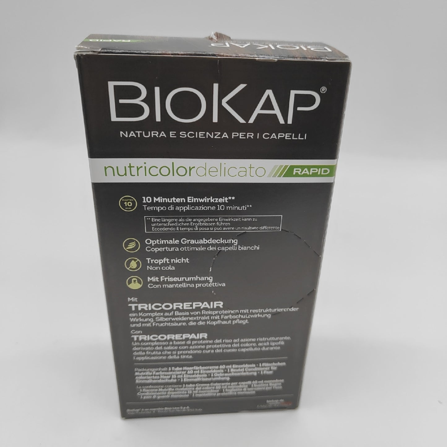 Biokap Haarfarbe Haarpflege Rapid 5 34 Honig Kastanienbraun intensive