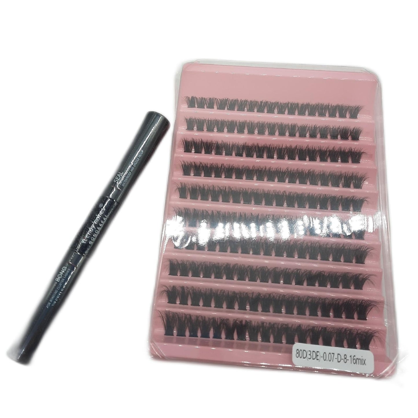 Ciglia Wimpernverlängerungsset Kosmetik Beauty Set 200 Wimpernbüsche