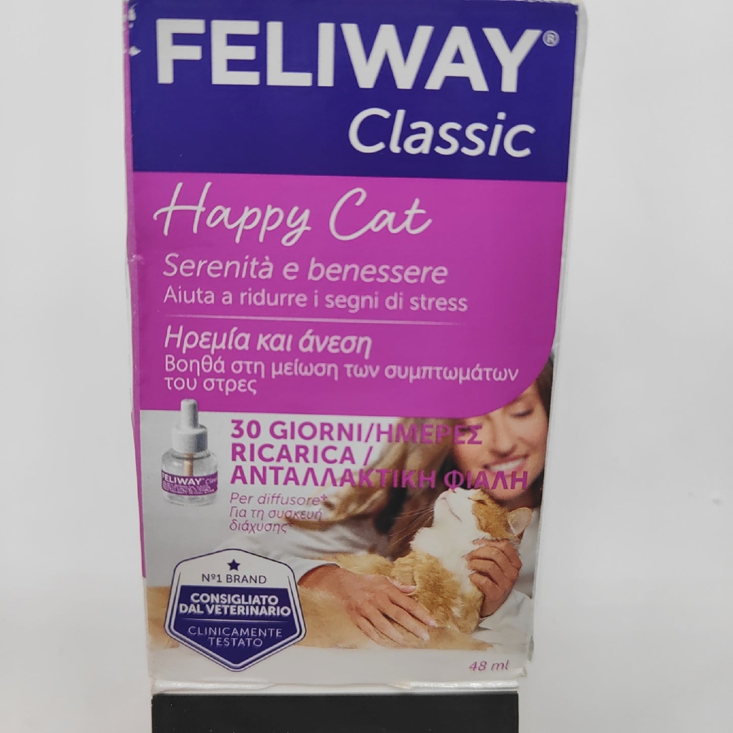 Feliway Nachfüllpackung Katzen Beruhigung Classic 30 Tage Einsatz Entspannung