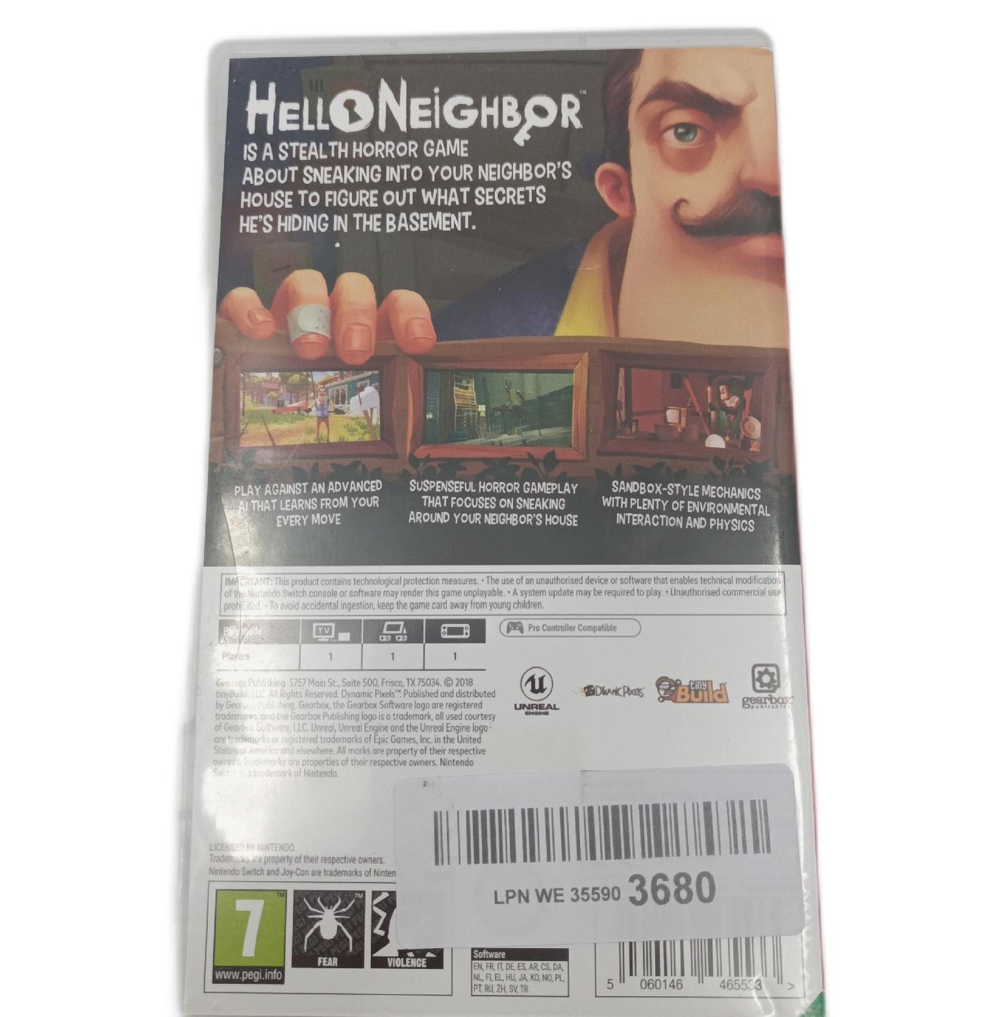 Hello Neighbor Switch Nintendo Switch 1 Andere Spiele USK 12