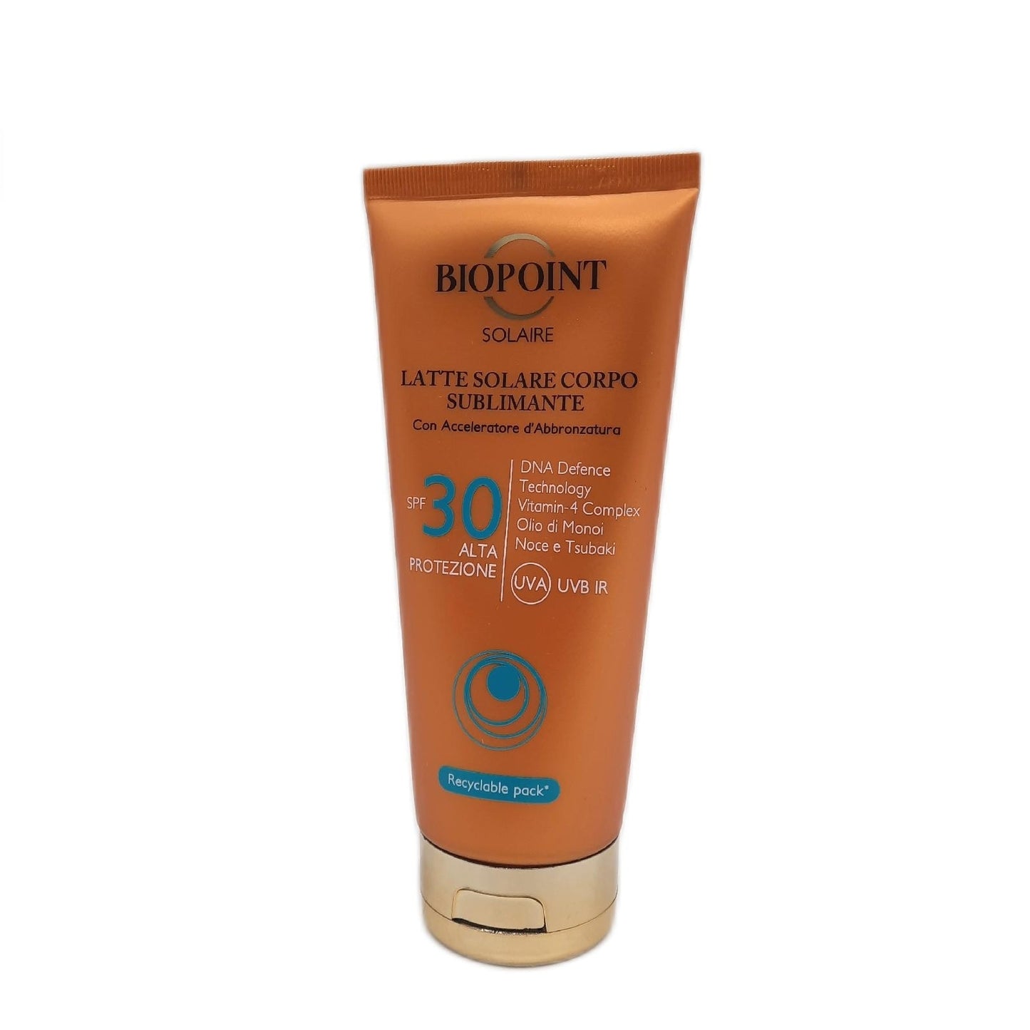 Biopoint Solaire Sublimierende Körper-Sonnenmilch LSF 30 mit Sonnenbeschleuniger